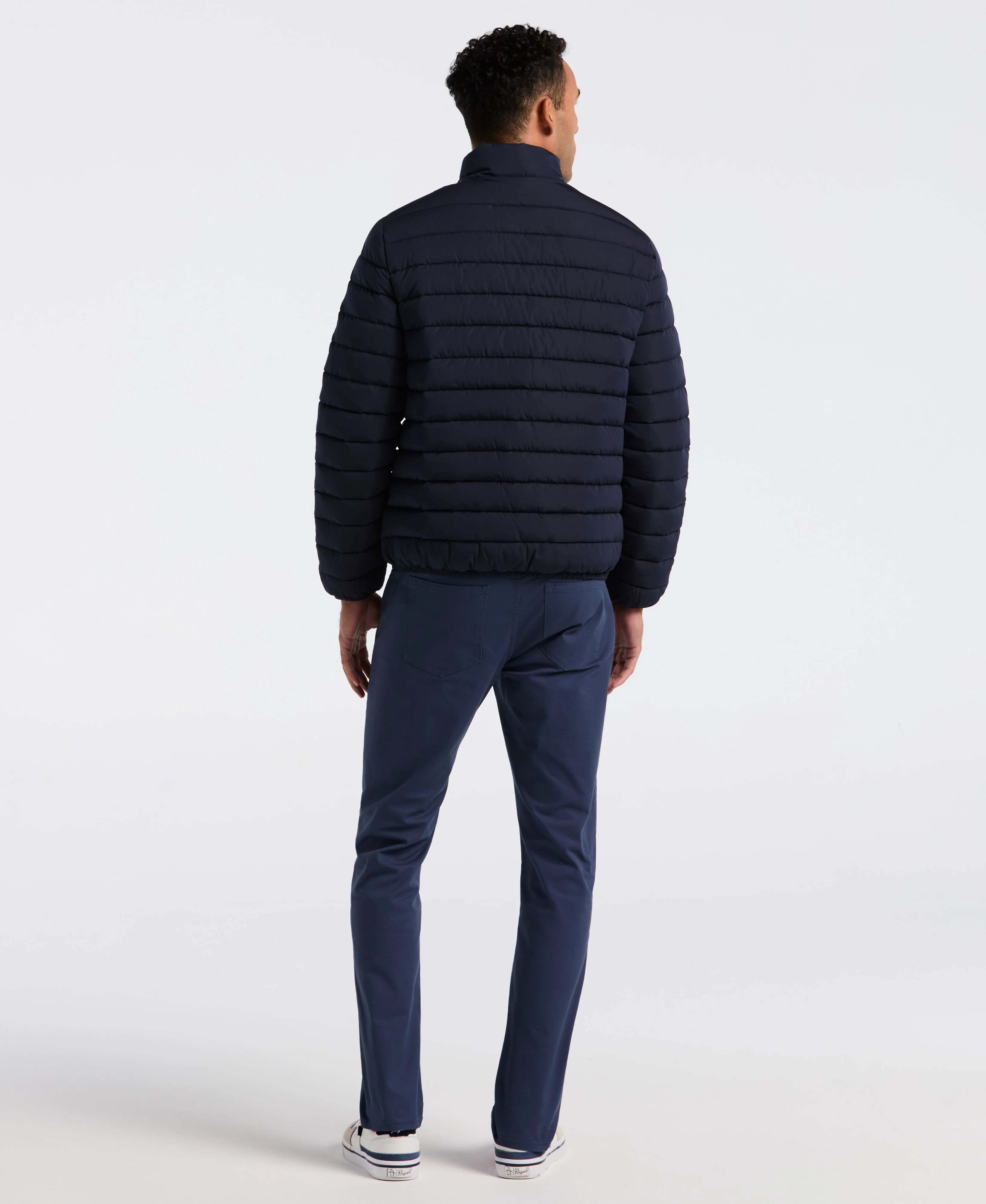 Faux Down Colorblock Puffer Jacket - Image 6