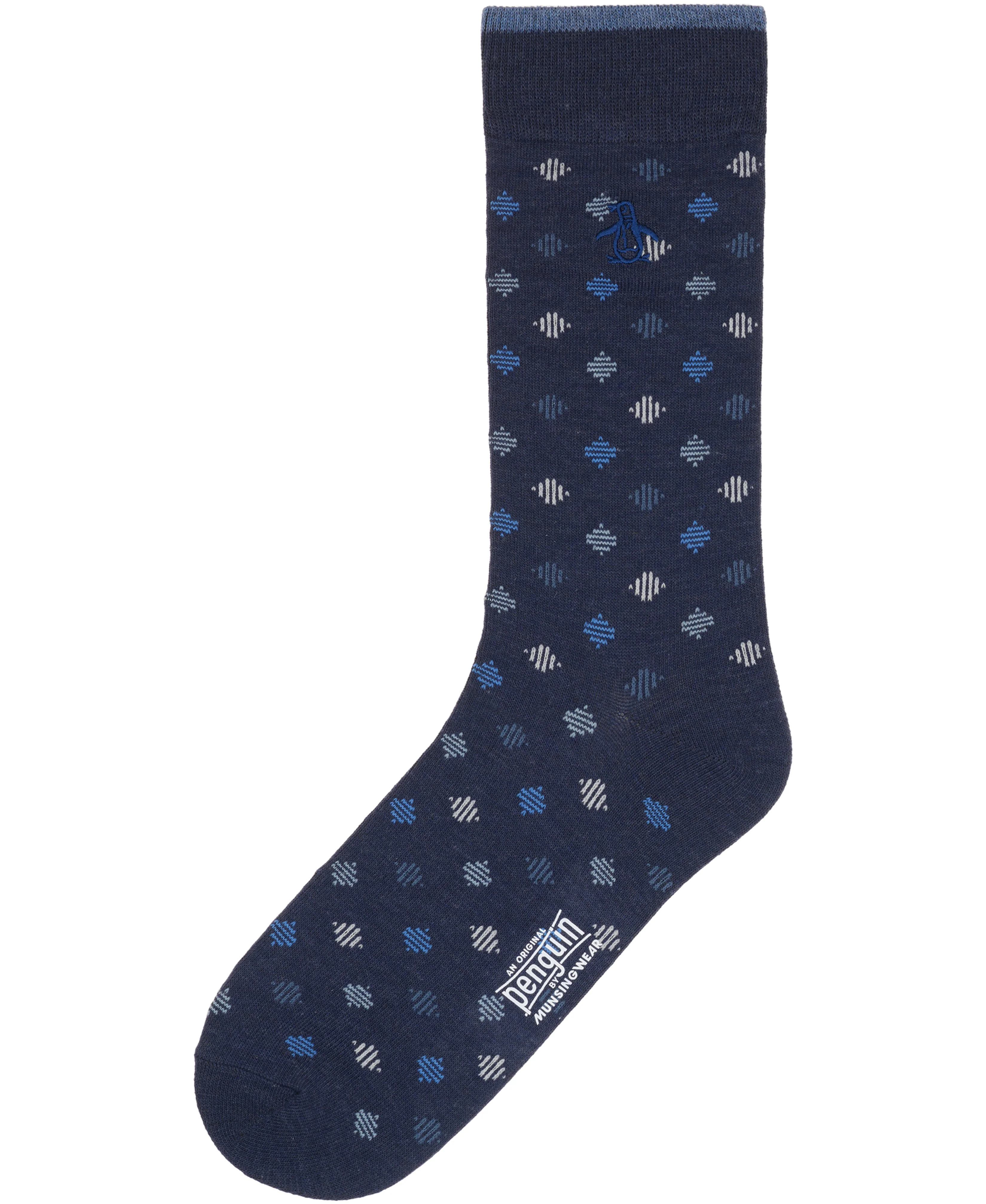 Lined Diamond Neat Sock
