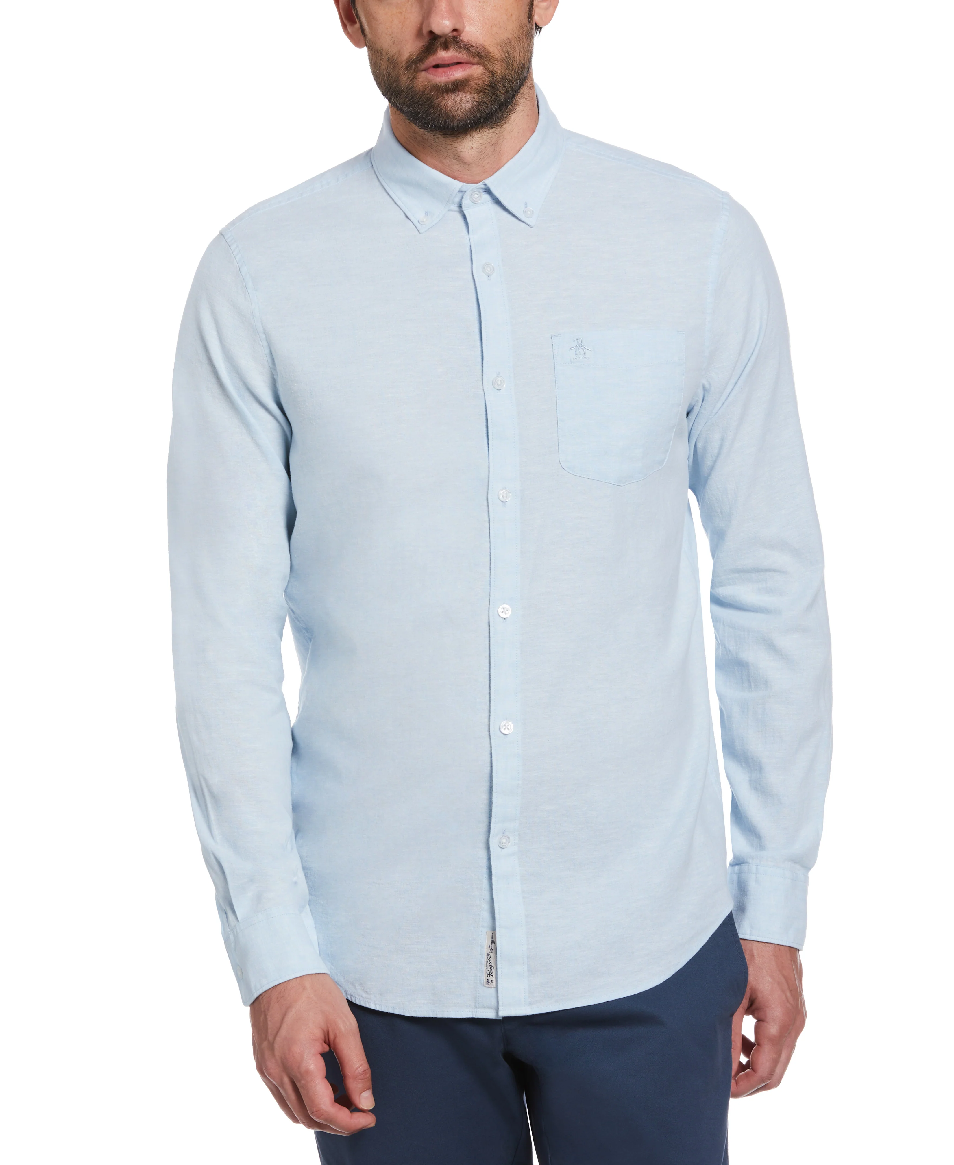 Linen Long Sleeve Shirt - Image 15