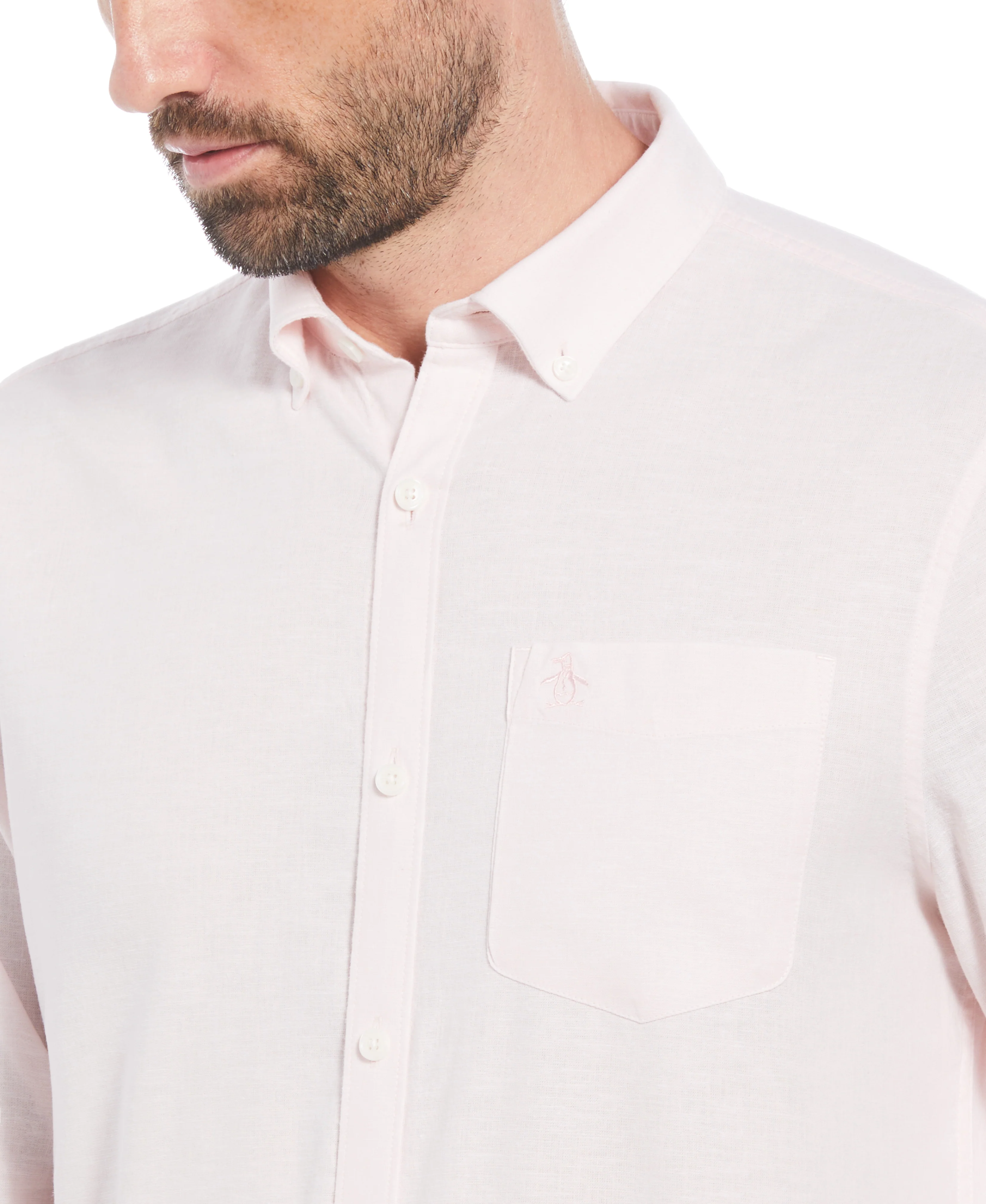 Linen Long Sleeve Shirt - Image 20