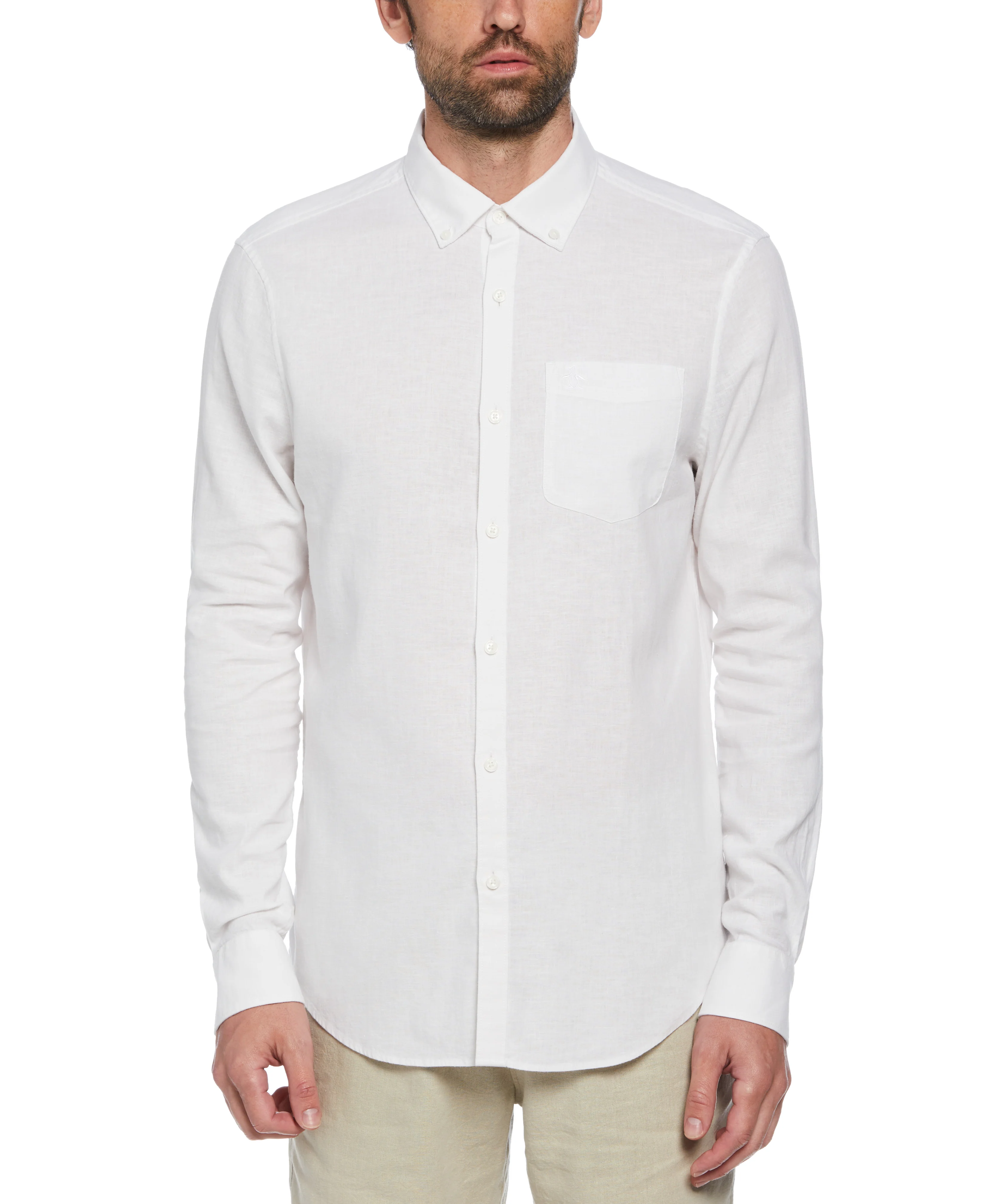 Linen Long Sleeve Shirt - Image 21