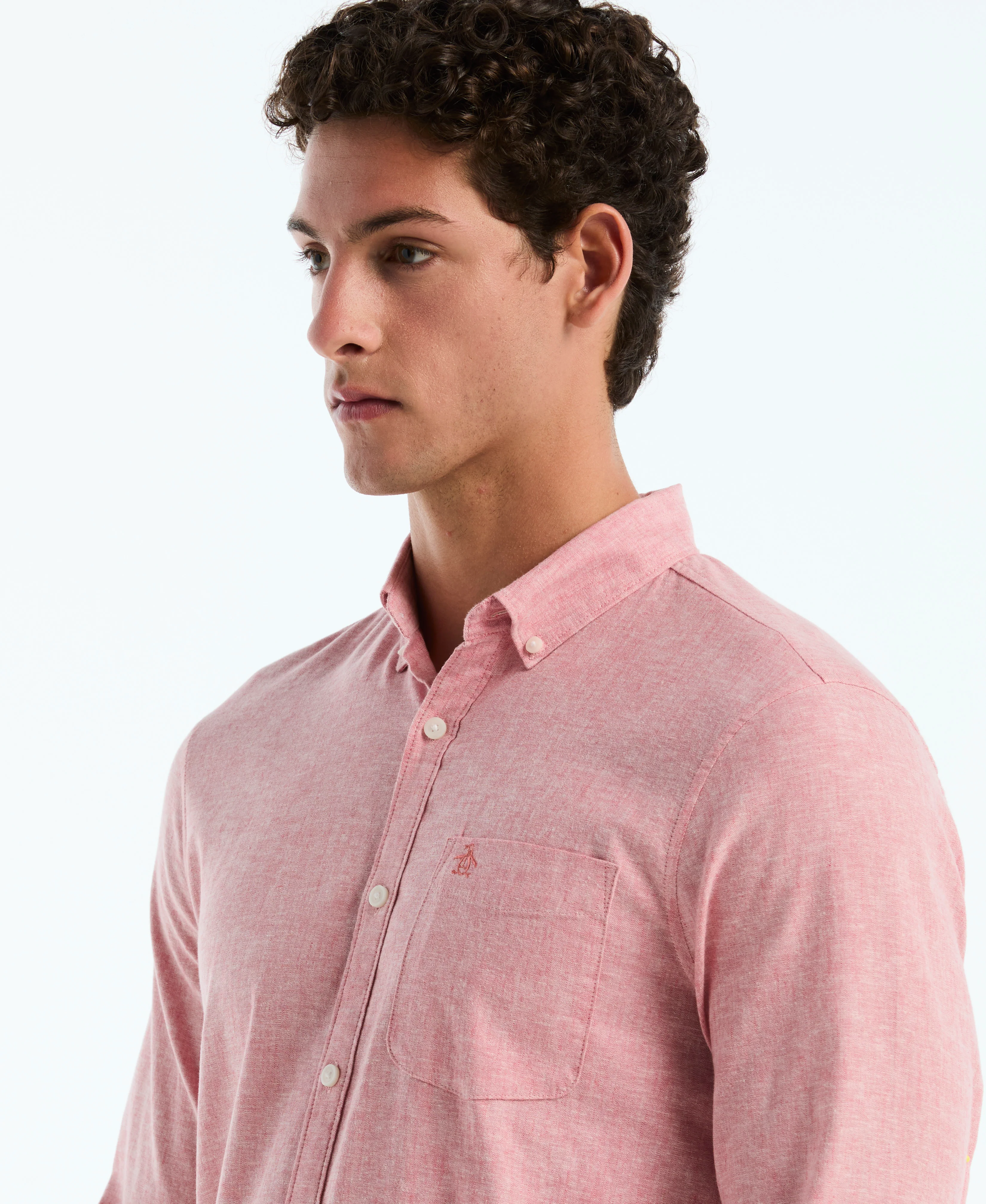 Linen Long Sleeve Shirt - Image 8