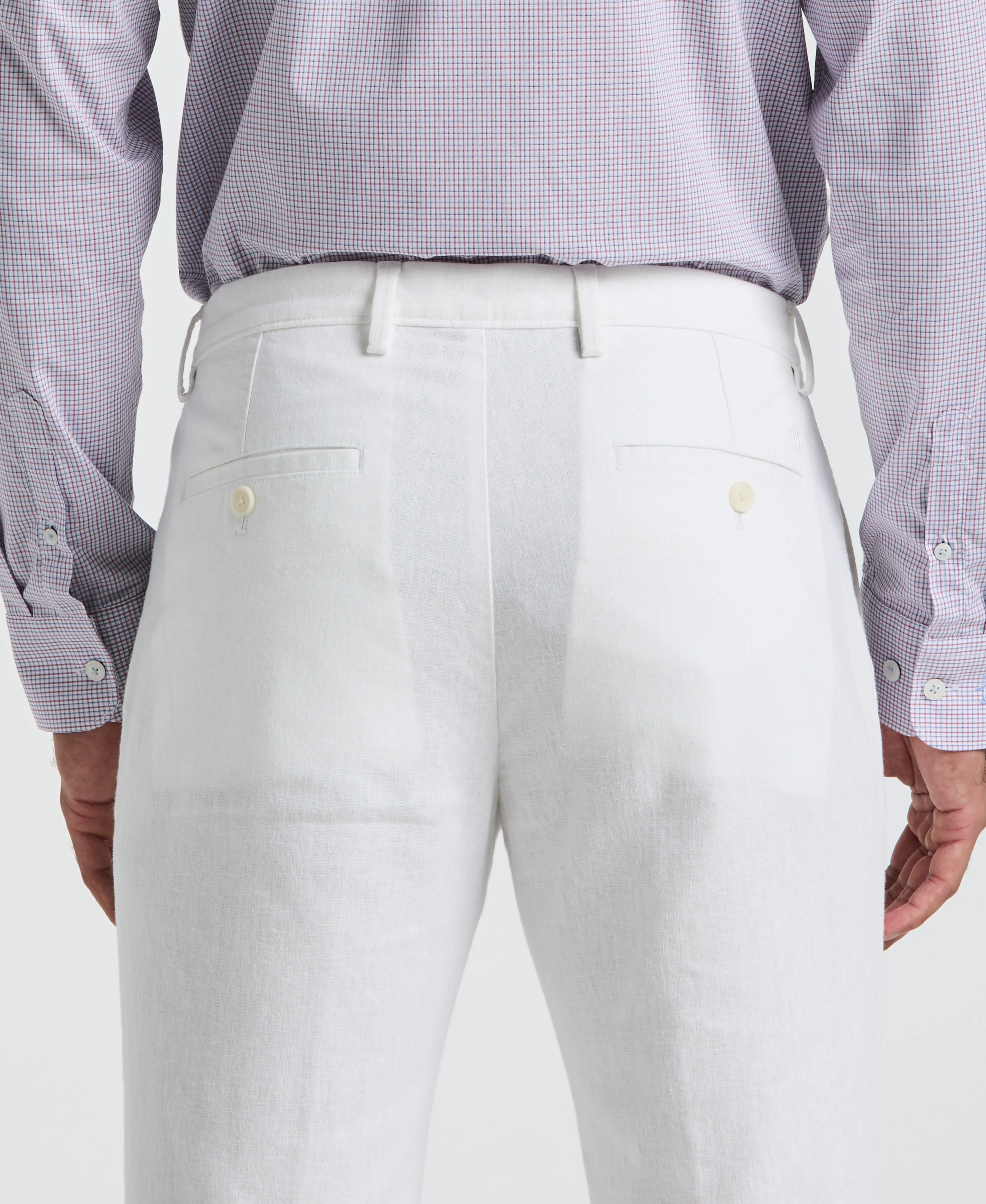 Piece Dye Linen Chino Pant - Image 4
