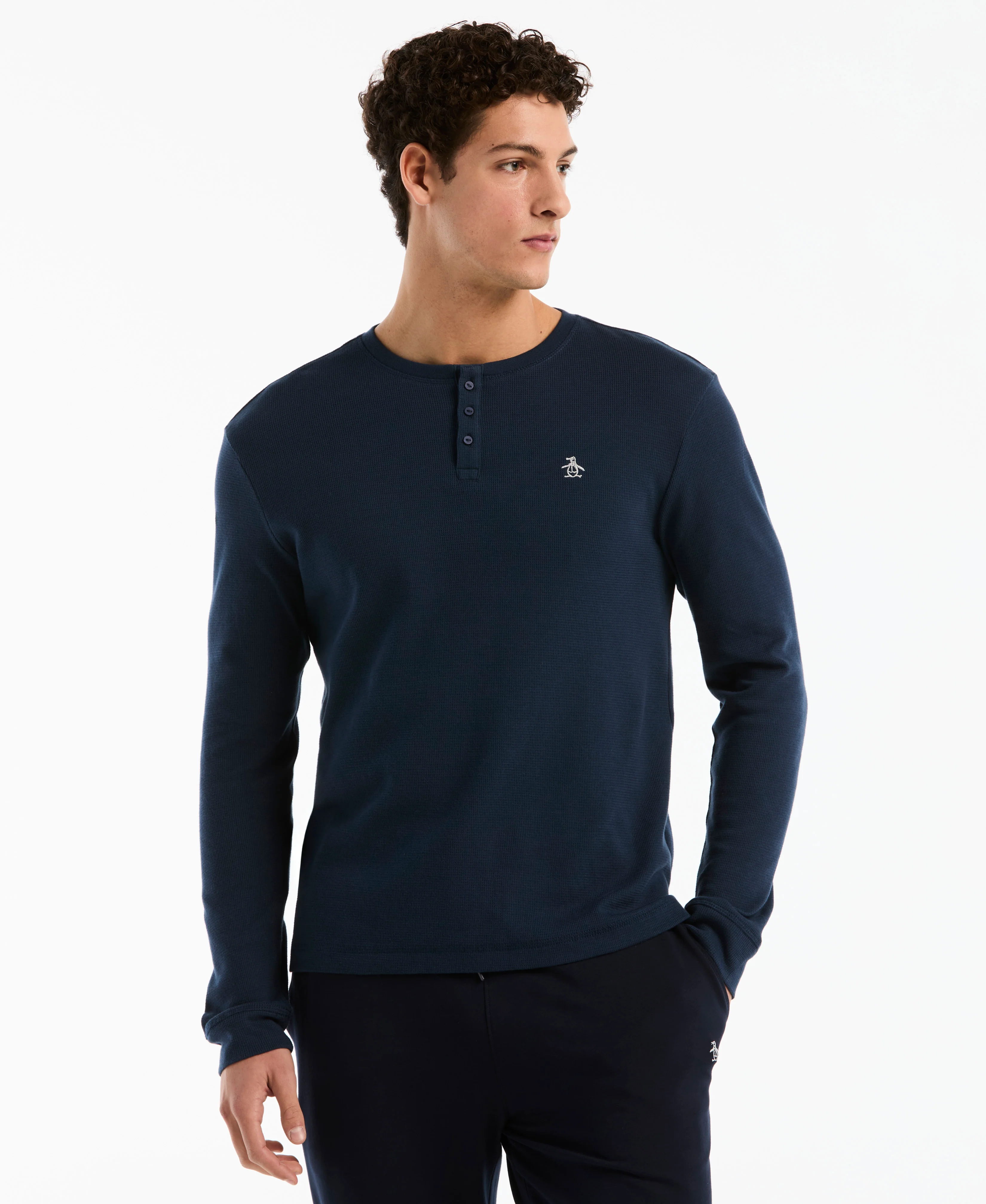 Long Sleeve Henley Shirt - Image 5
