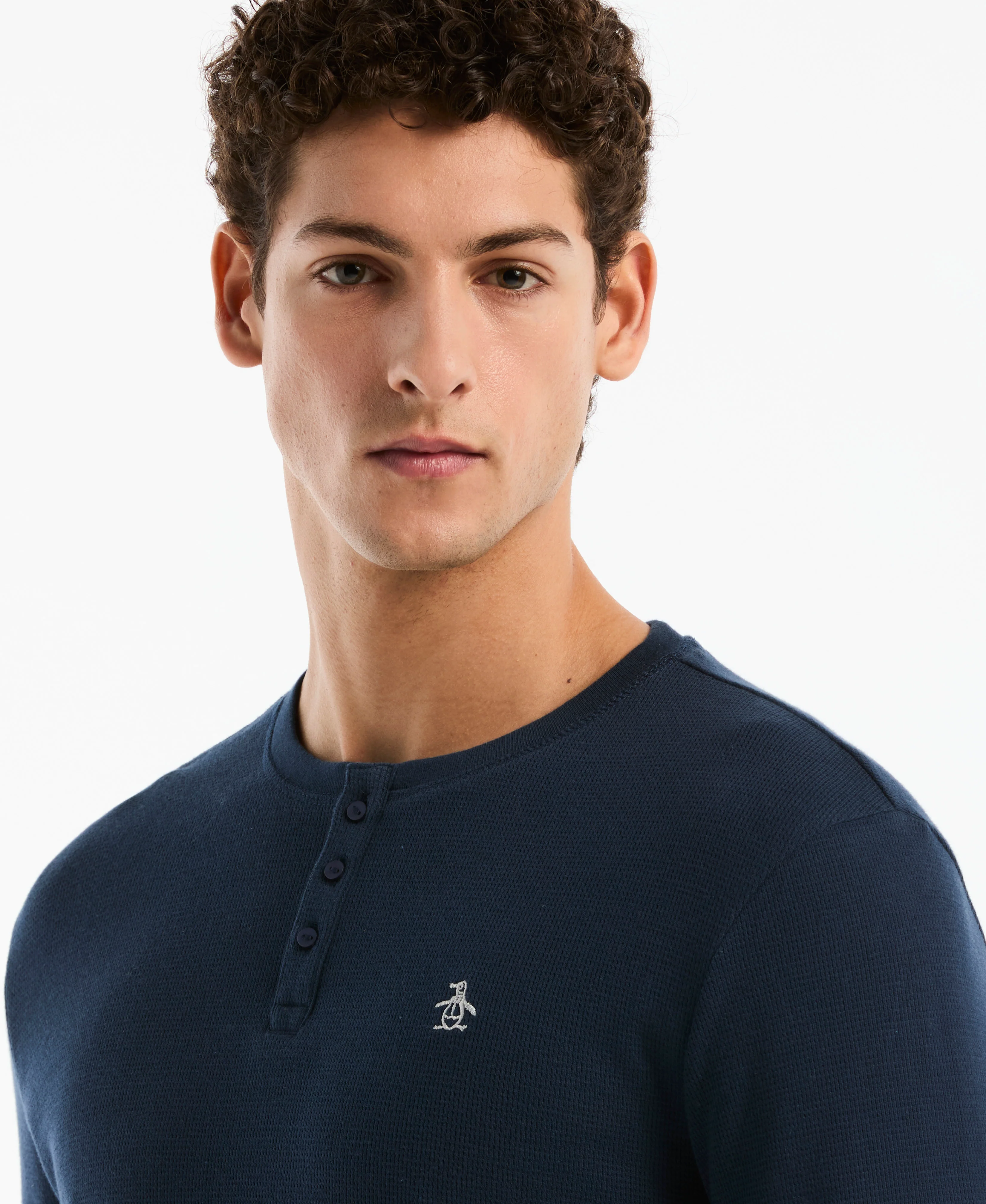 Long Sleeve Henley Shirt - Image 7