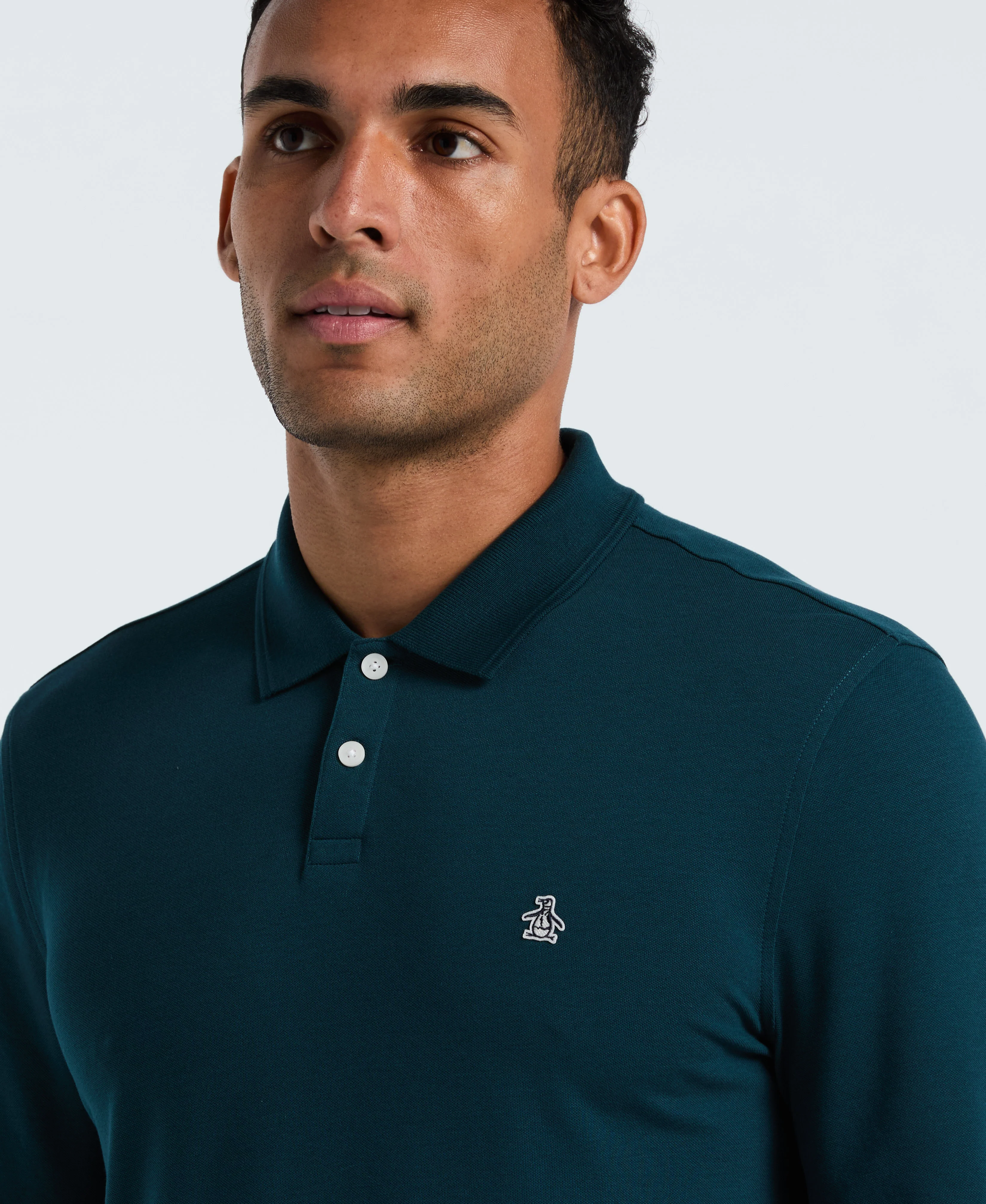 Long Sleeve Pique Polo - Image 10