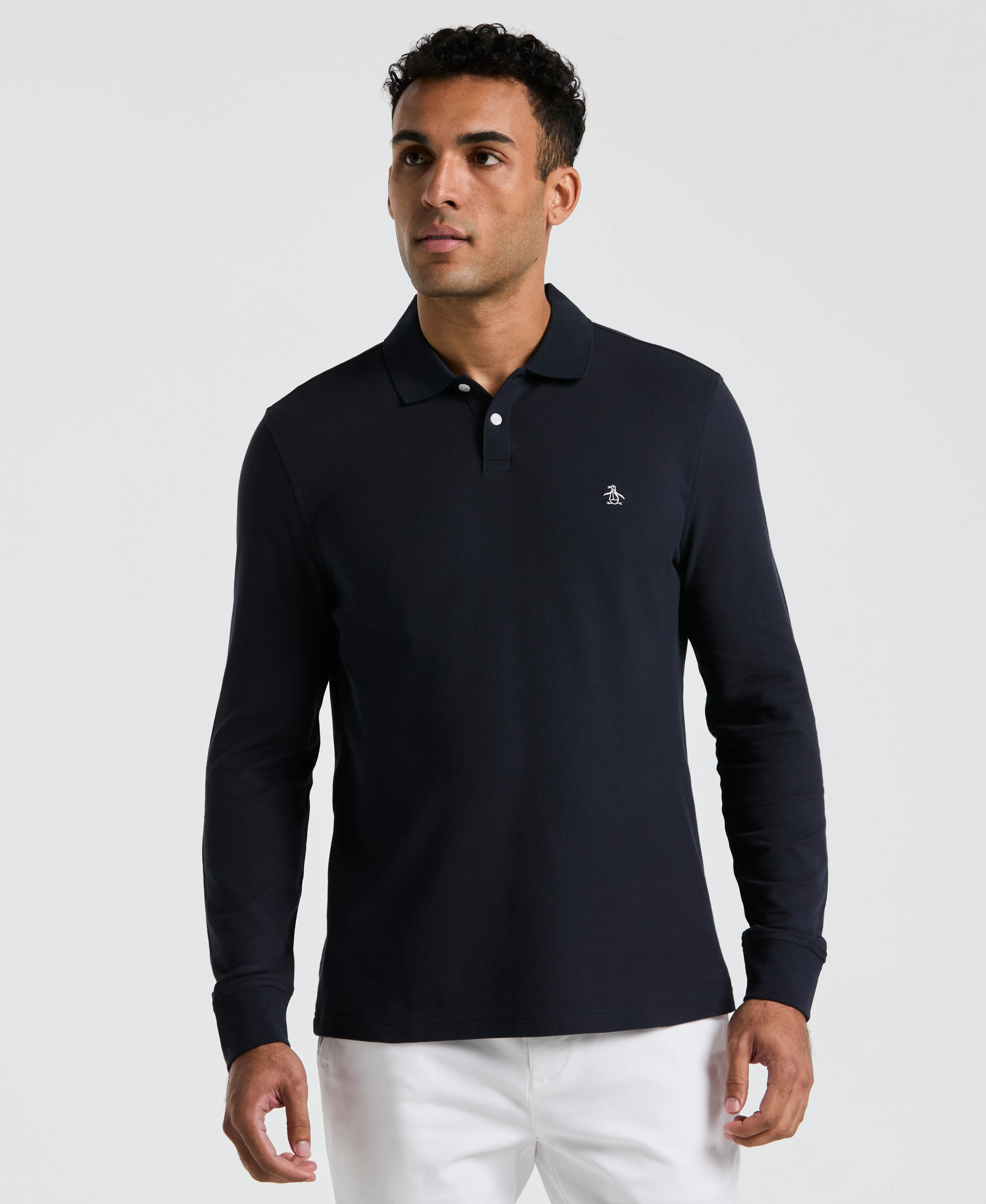 Long Sleeve Pique Polo - Image 5