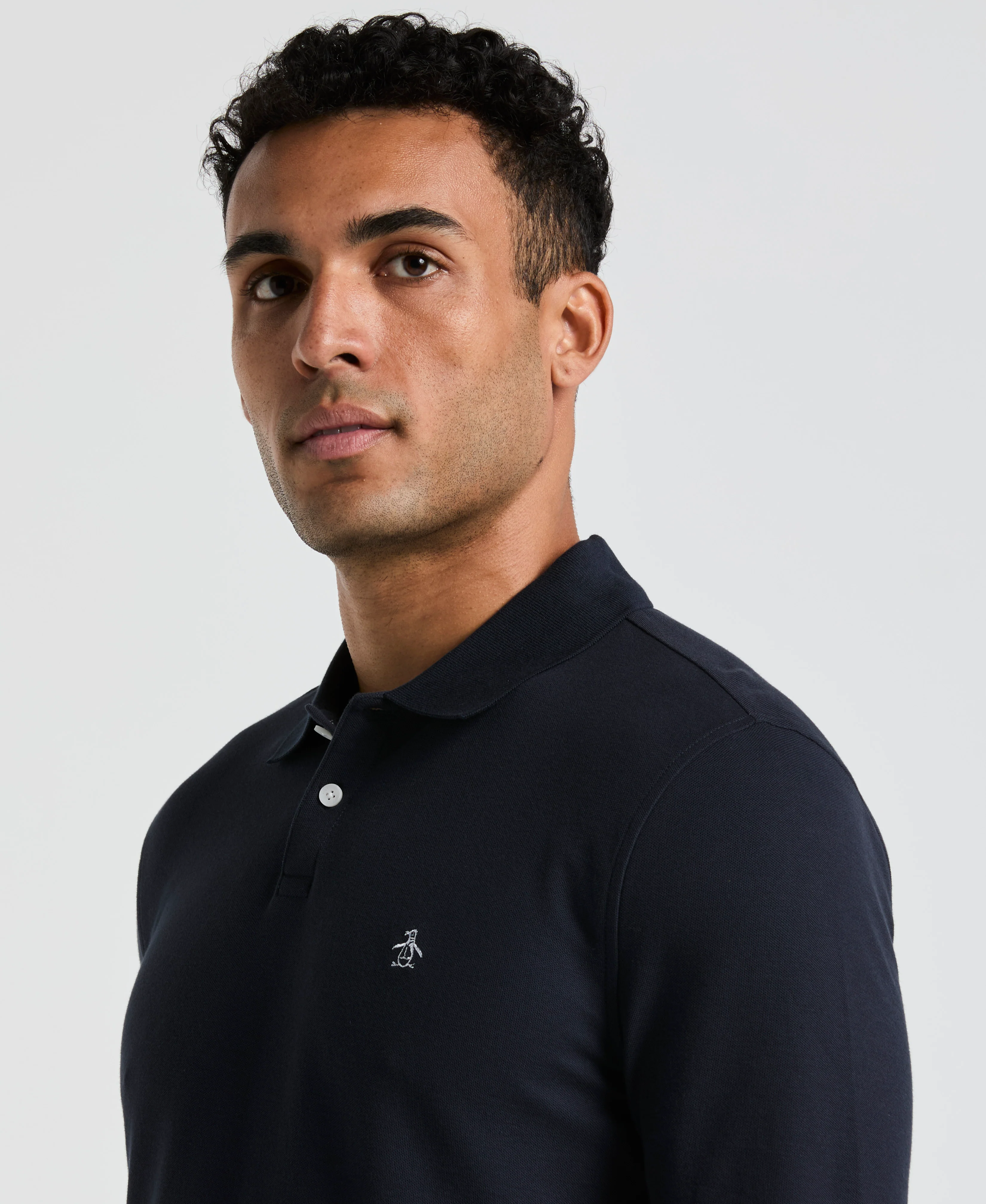 Long Sleeve Pique Polo - Image 7