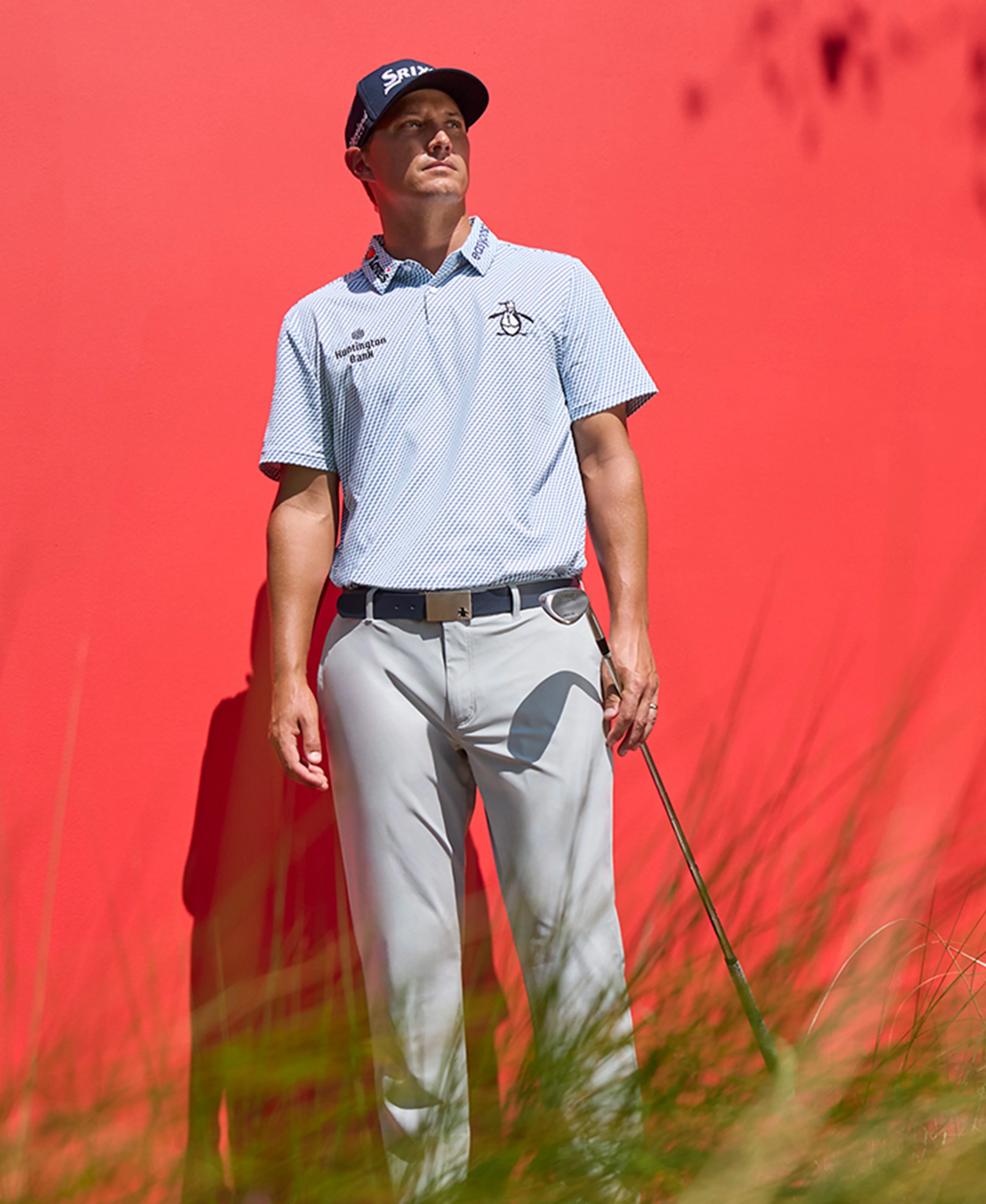 Micro Geo Print Golf Polo - Image 3