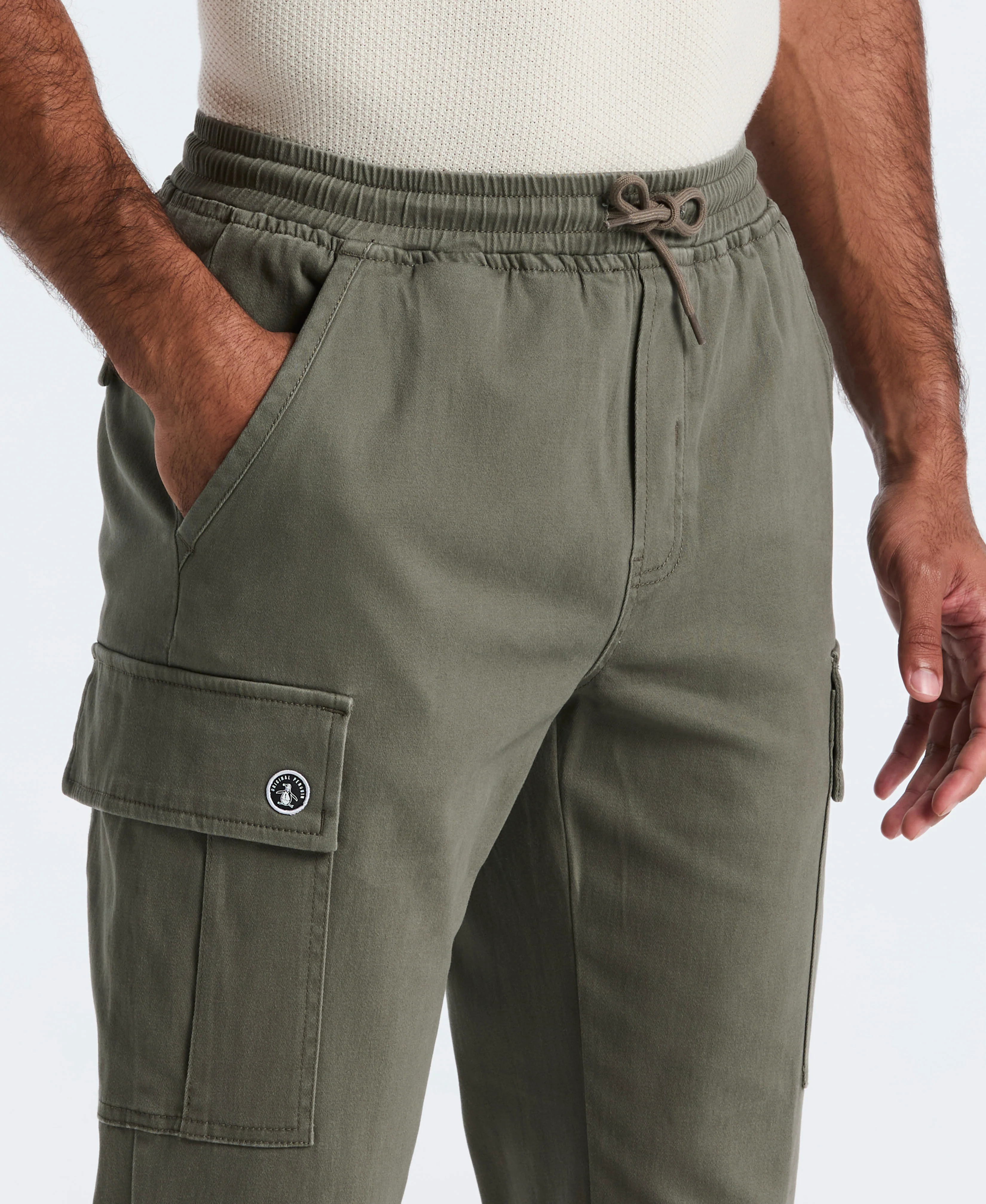 Microsanded Drawstring Cargo Pant - Image 3