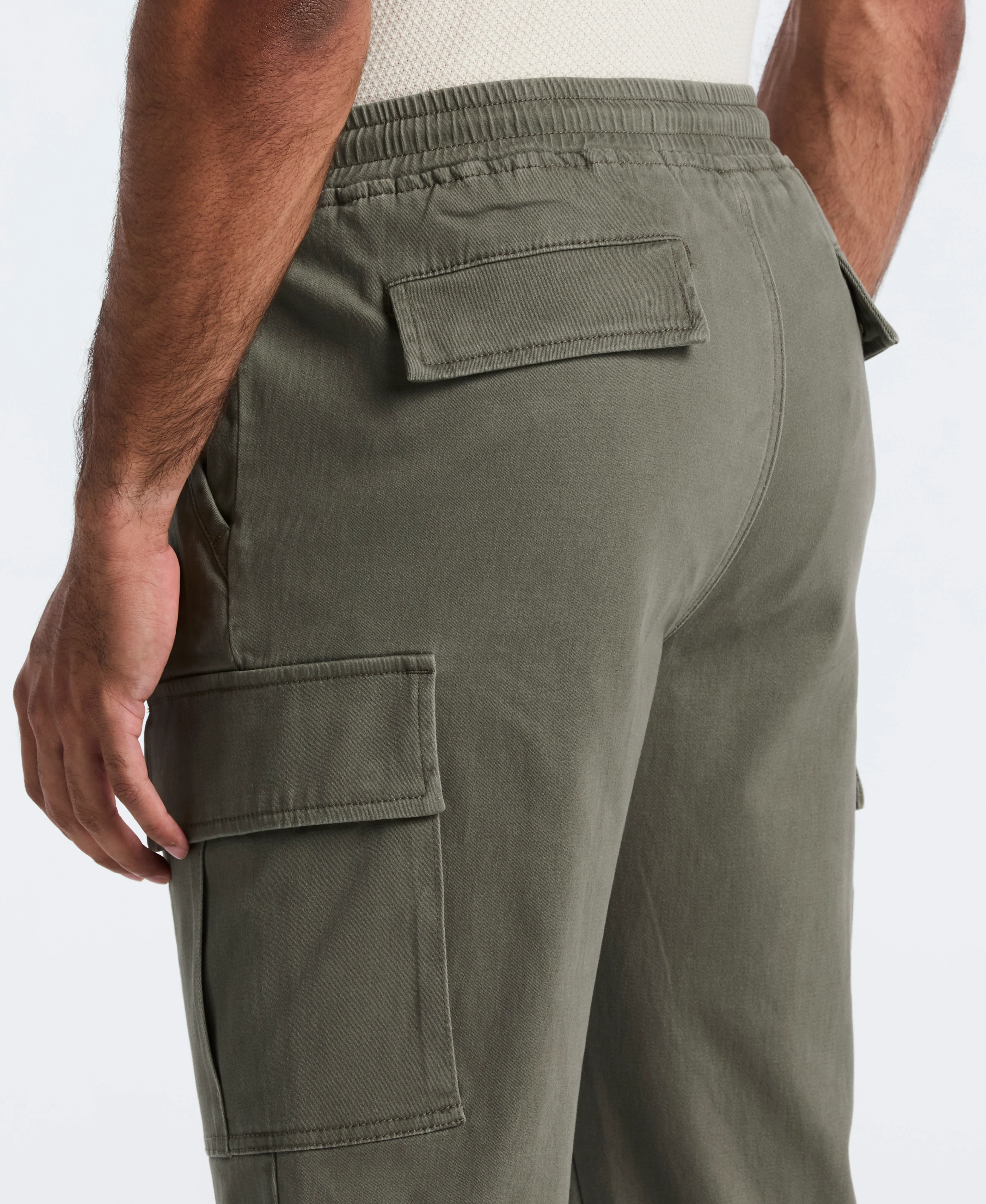 Microsanded Drawstring Cargo Pant - Image 4