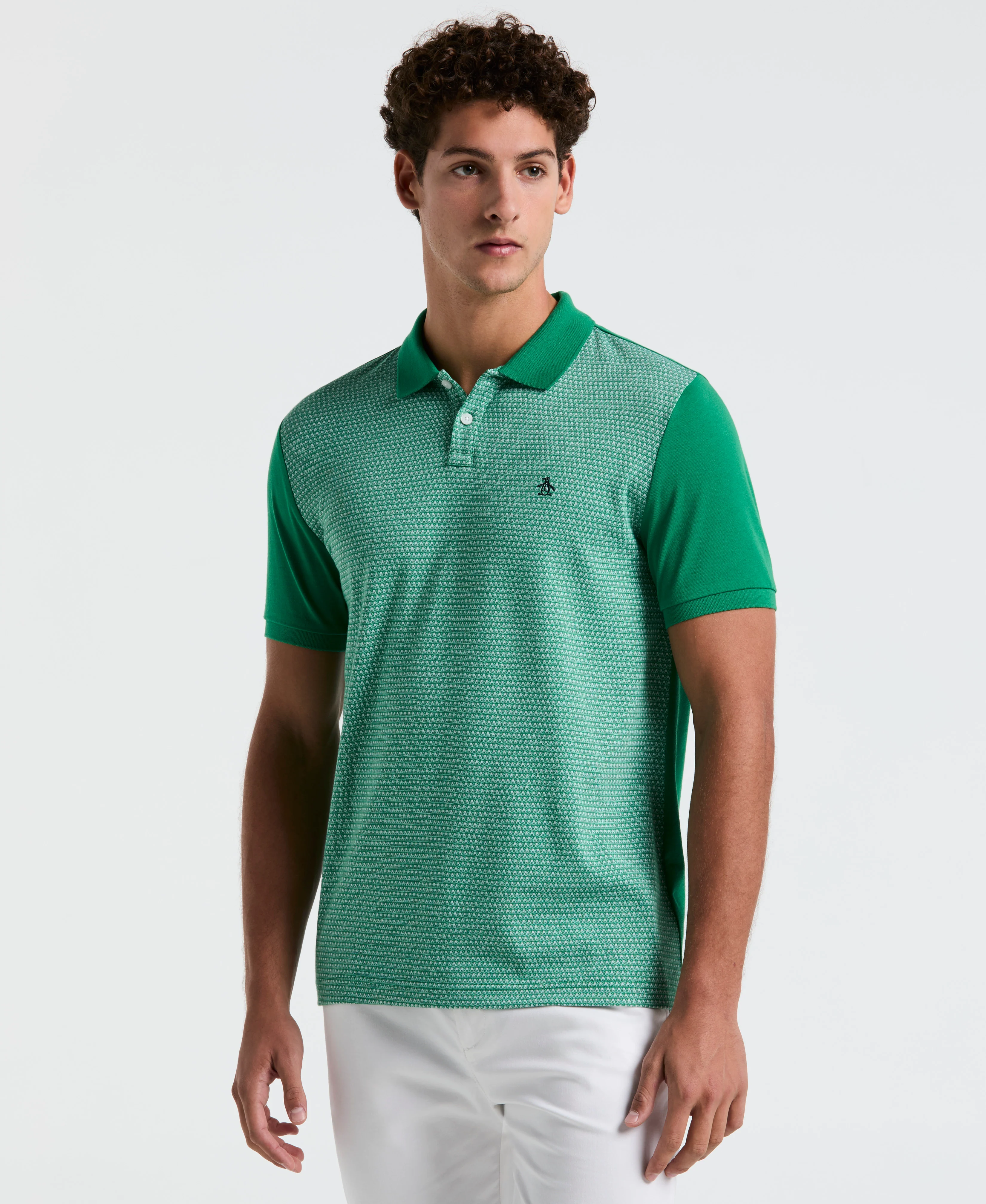 Jacquard Mini Geo Jersey Polo - Image 5