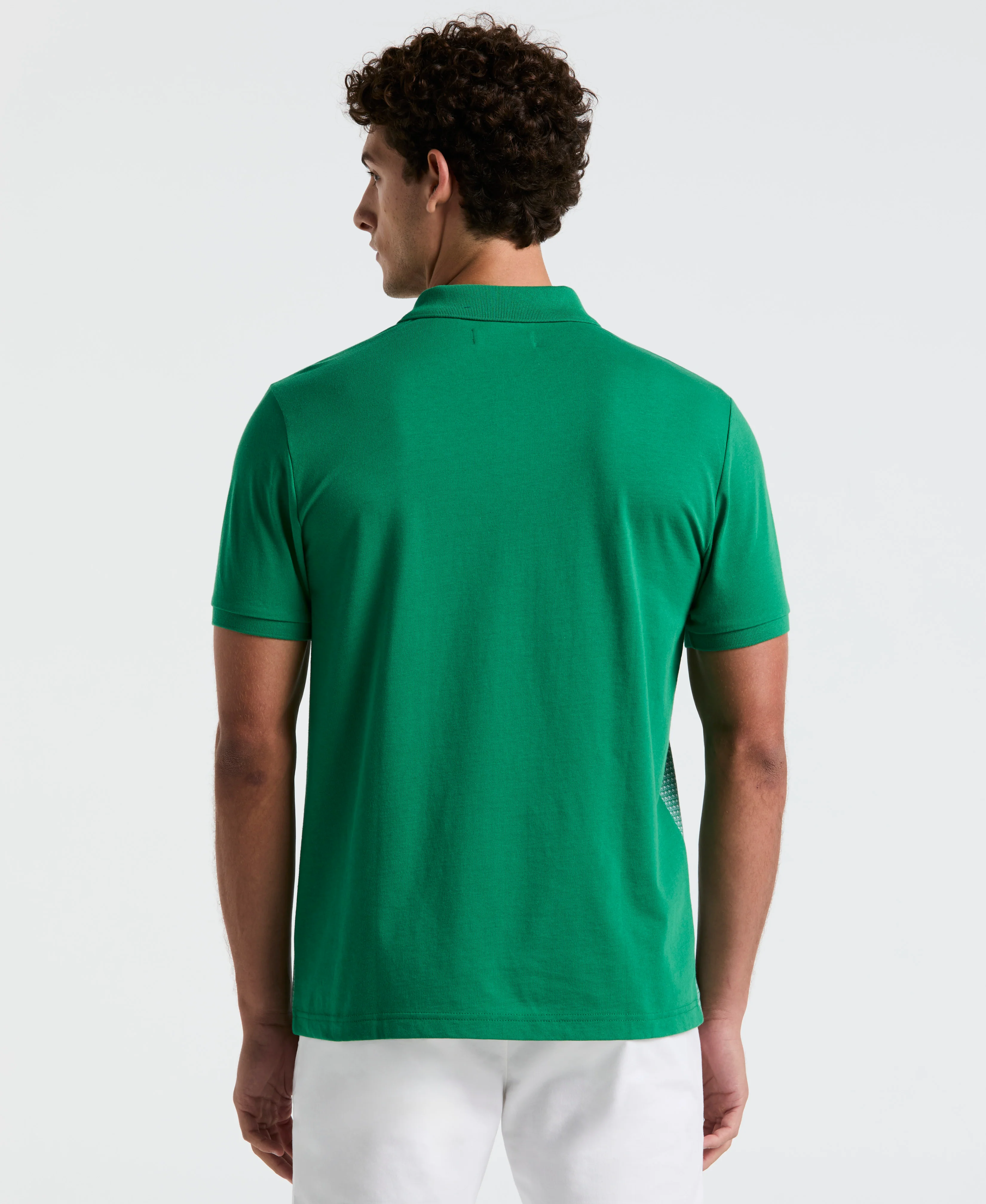 Jacquard Mini Geo Jersey Polo - Image 6