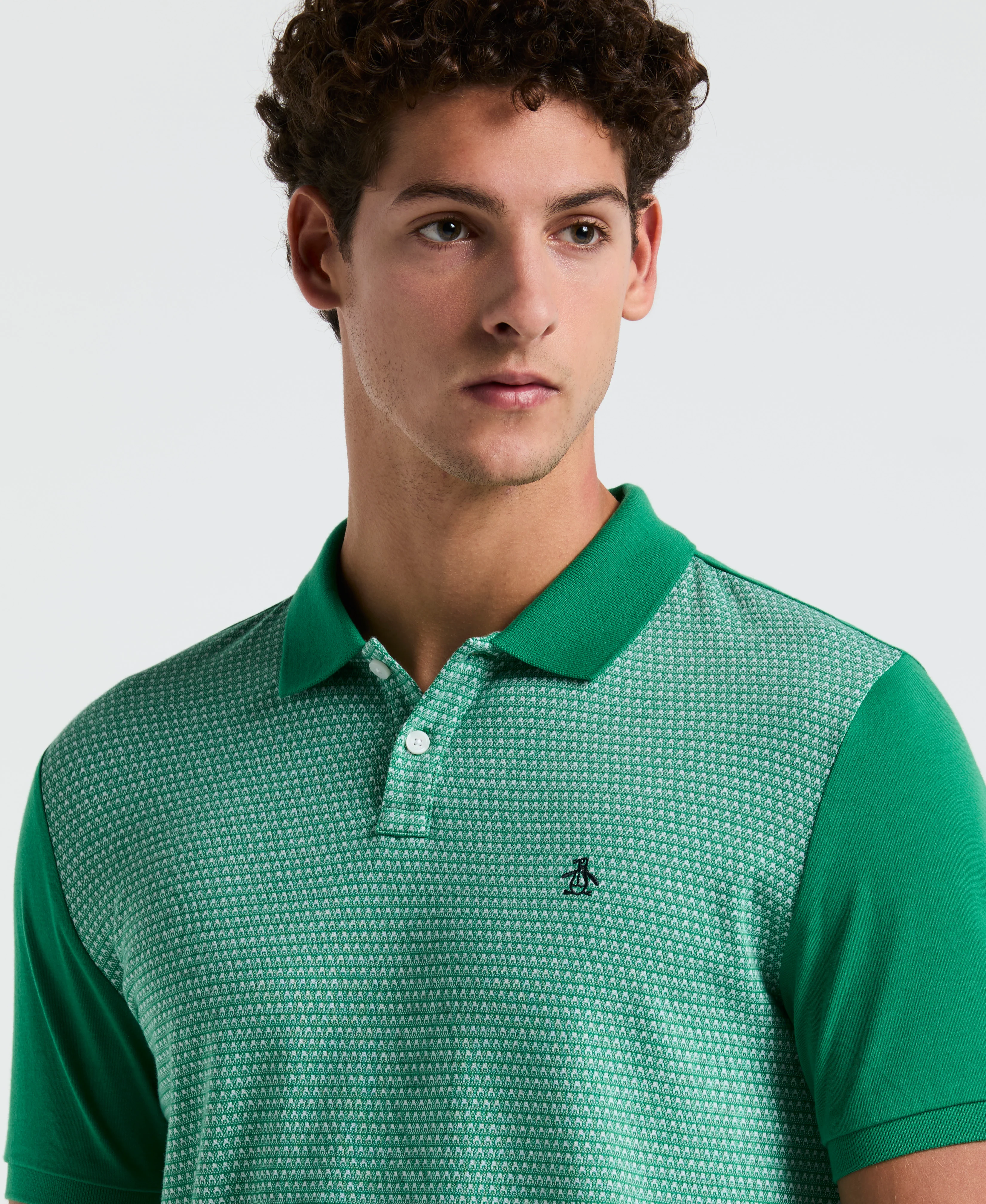 Jacquard Mini Geo Jersey Polo - Image 7