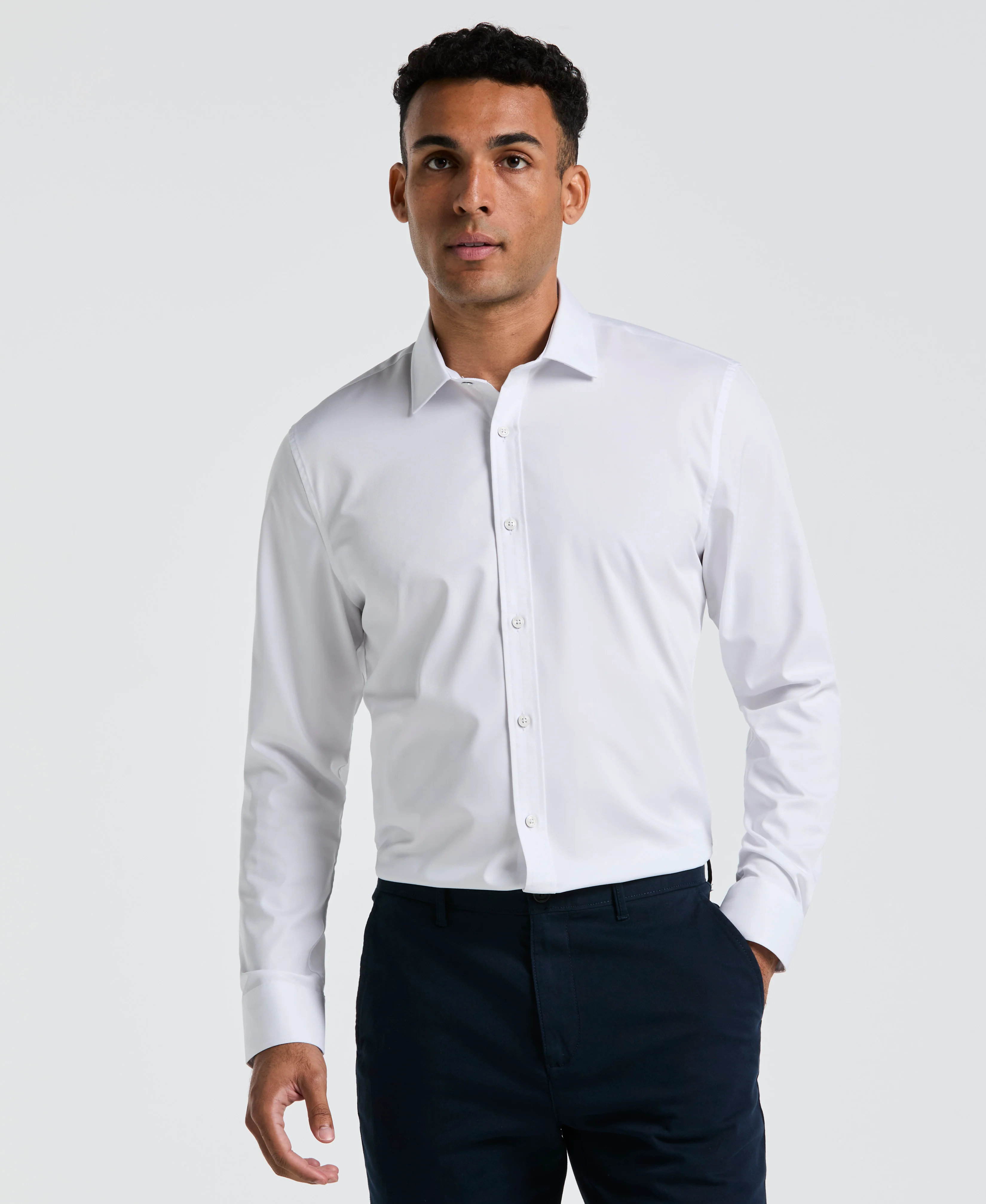 Mélange Floral Dress Shirt
