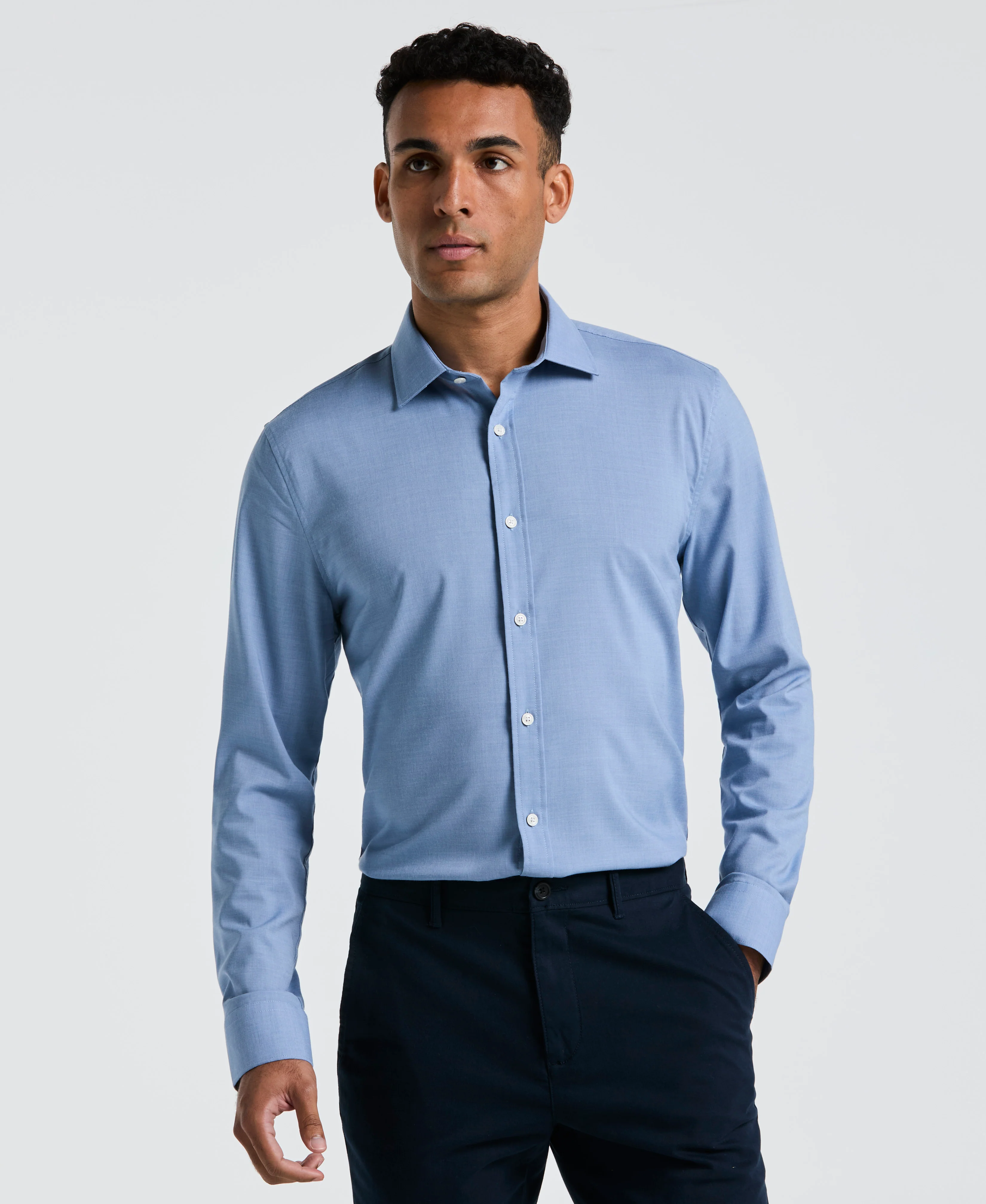 Mélange Floral Dress Shirt - Image 11