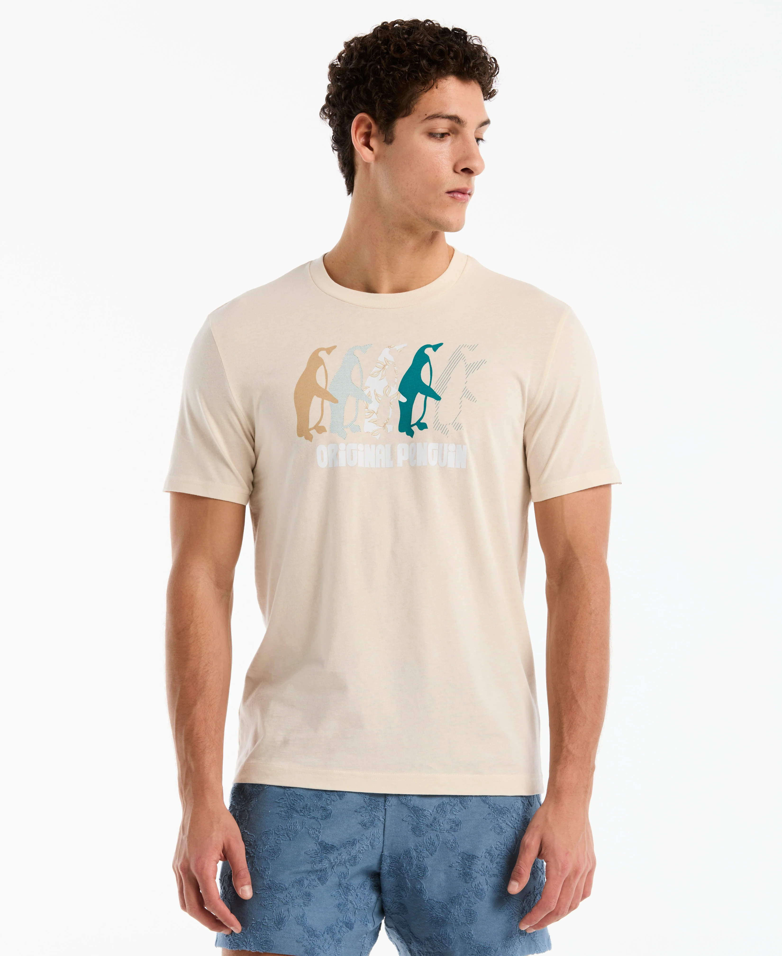 Multi Penguin Graphic Tee