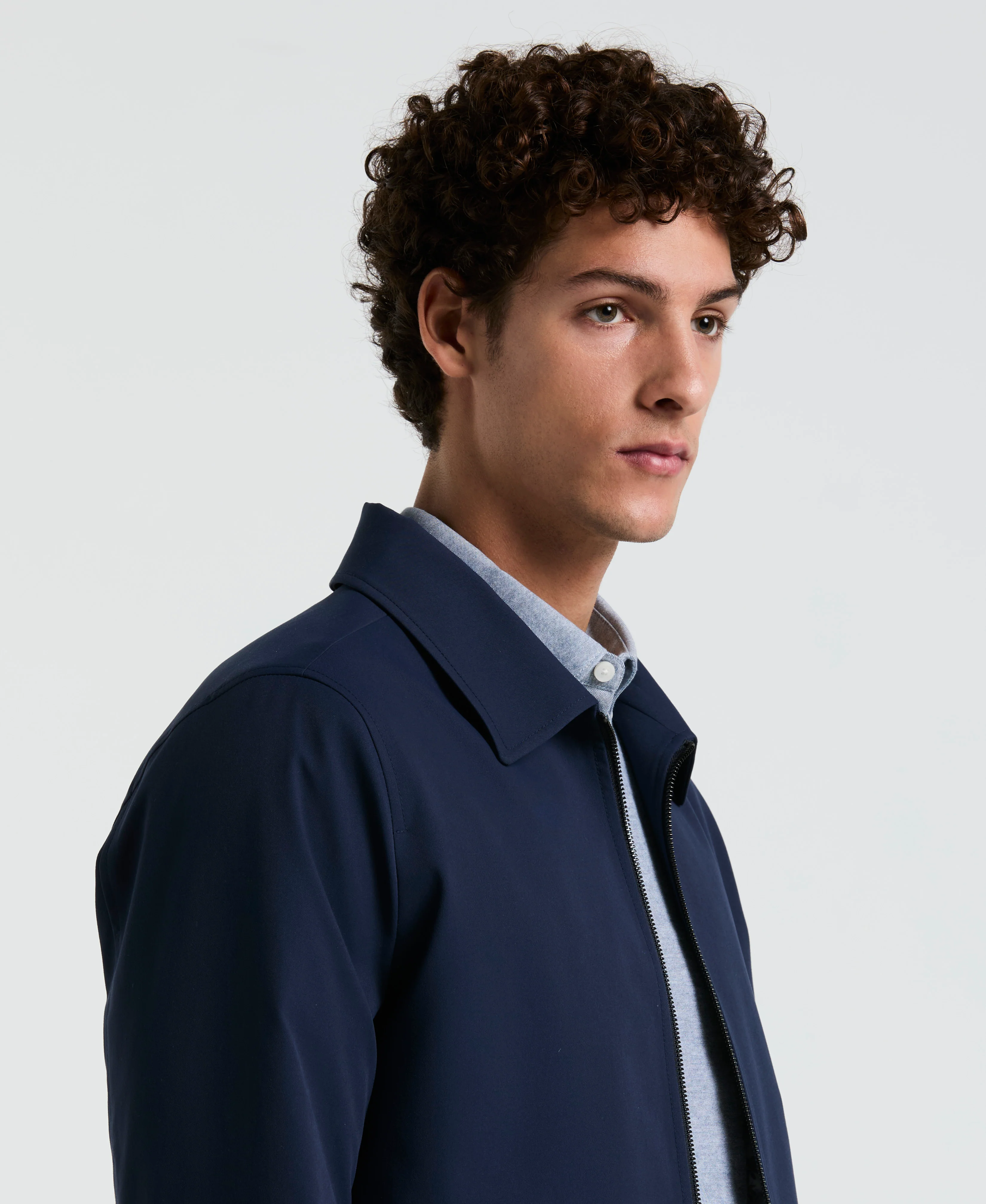 Navy Outerwear Jacket - Image 3