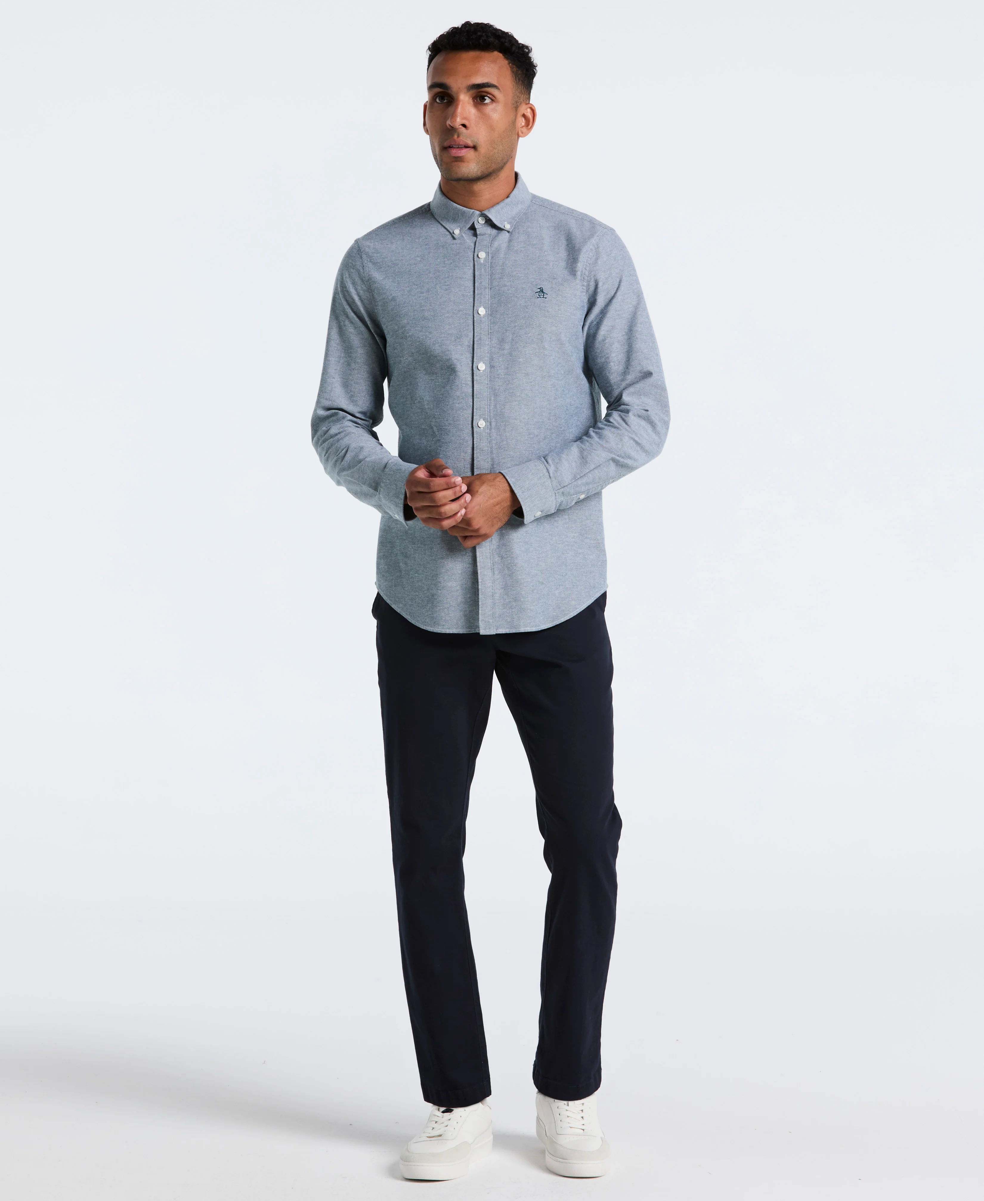Oxford Cotton Long Sleeve Shirt - Image 12