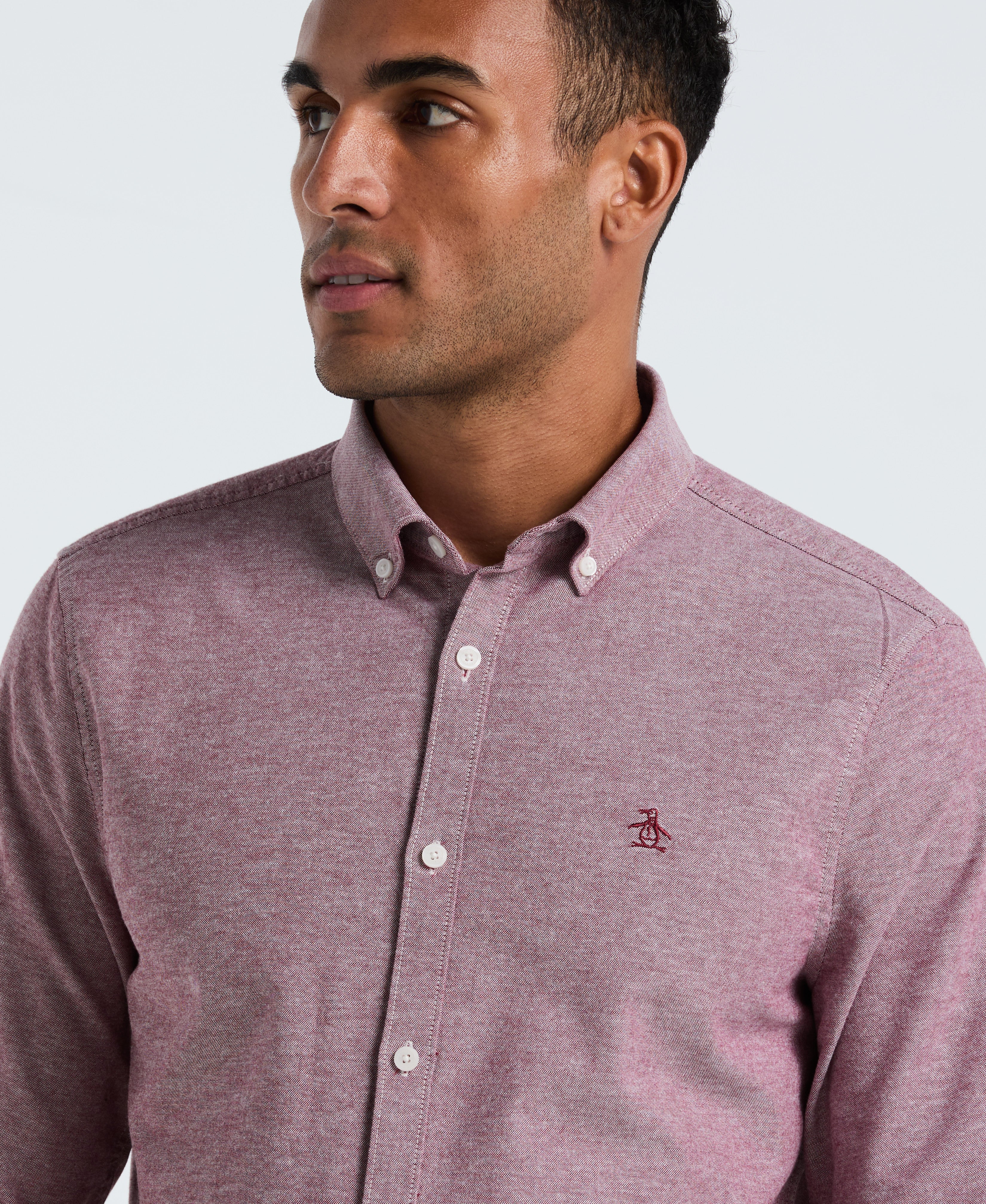 Oxford Cotton Long Sleeve Shirt - Image 3