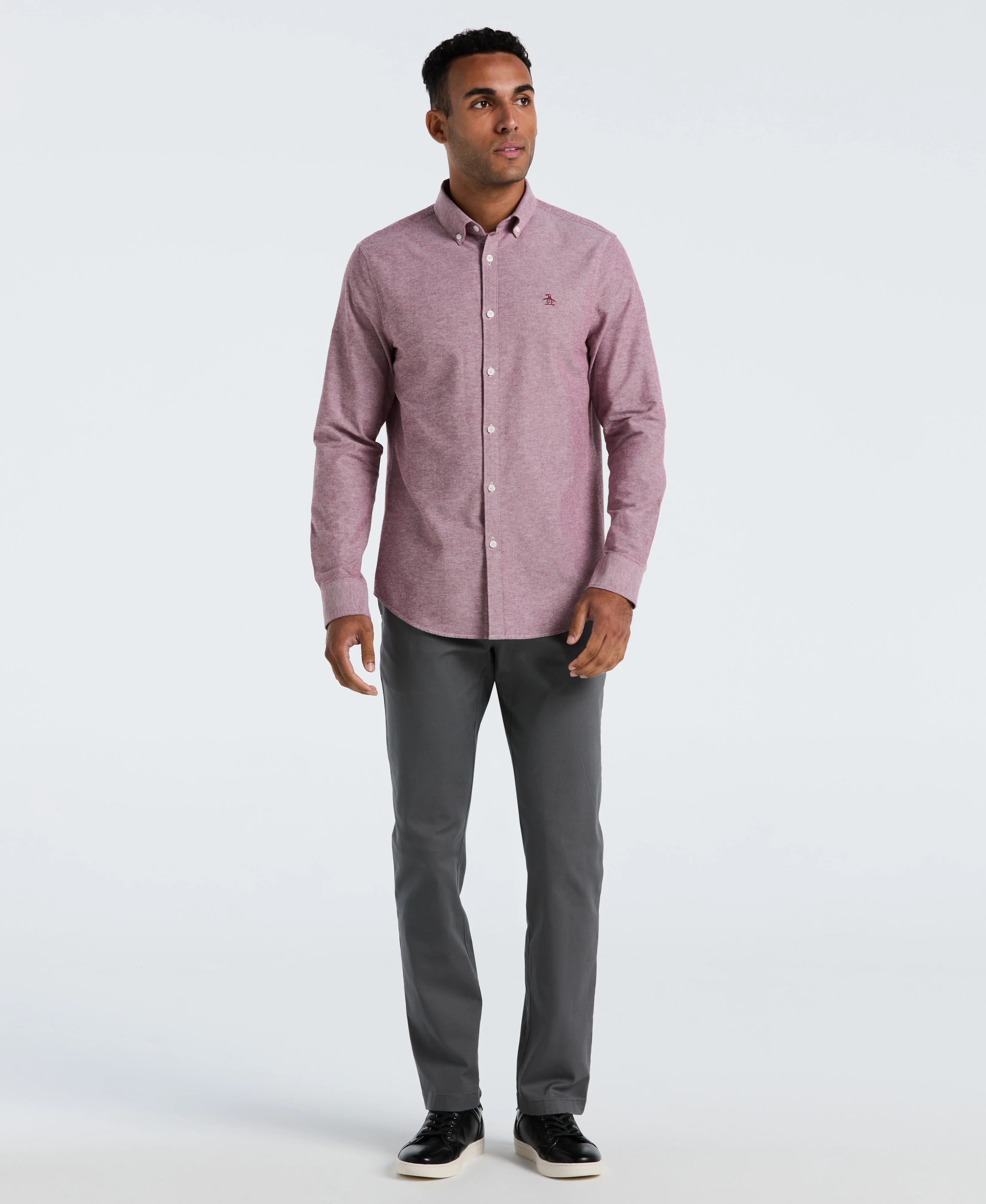 Oxford Cotton Long Sleeve Shirt - Image 4