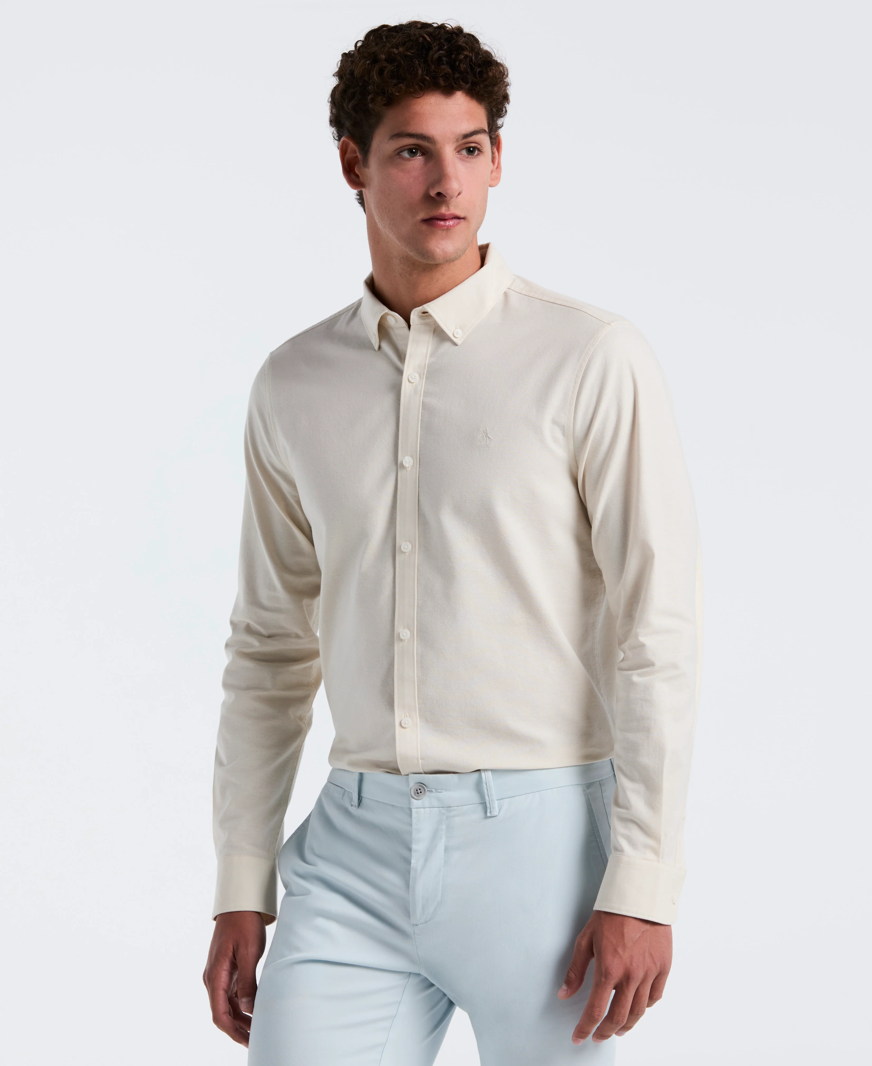 Oxford Cotton Long Sleeve Shirt - Image 5