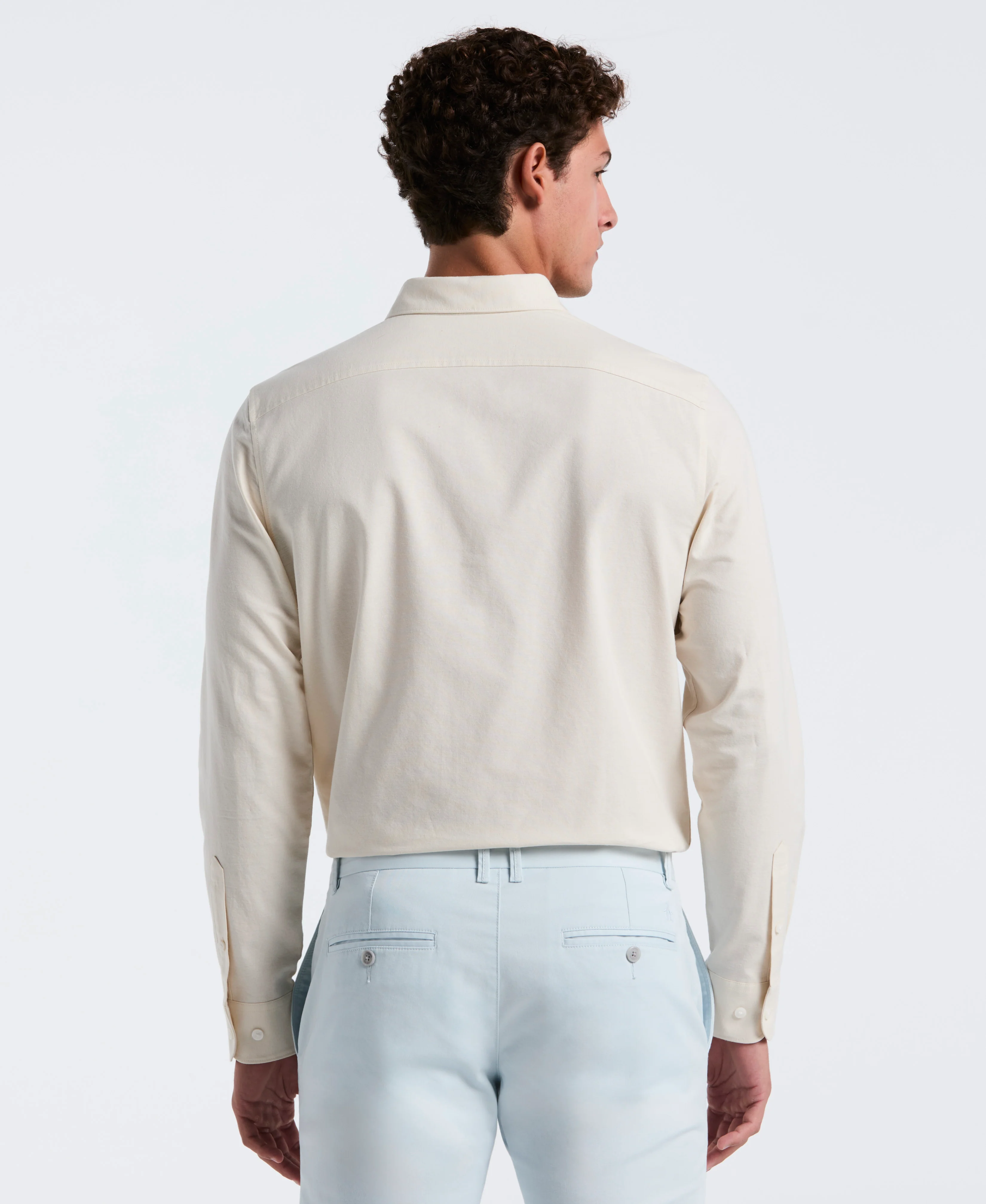 Oxford Cotton Long Sleeve Shirt - Image 6