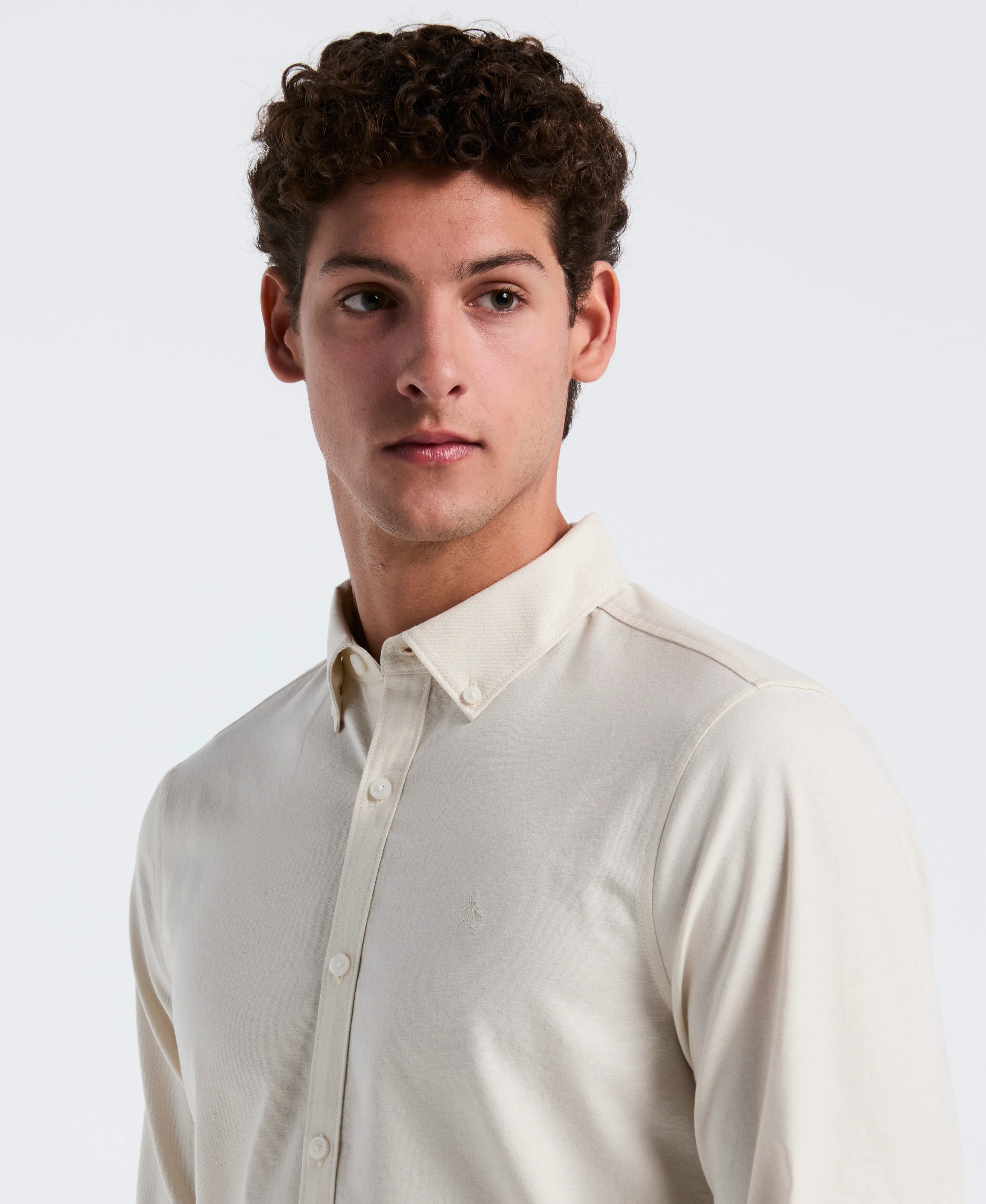 Oxford Cotton Long Sleeve Shirt - Image 7