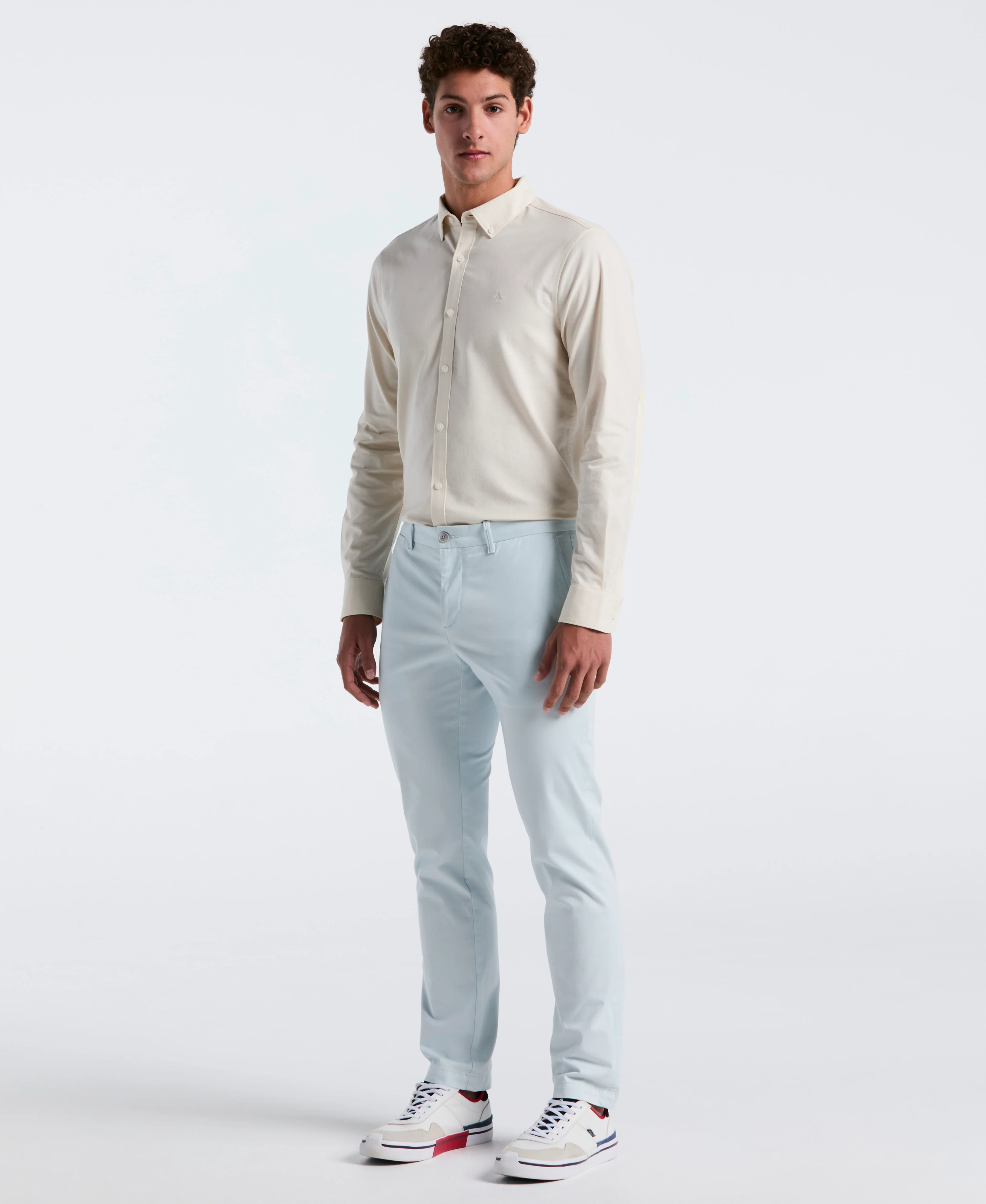 Oxford Cotton Long Sleeve Shirt - Image 8