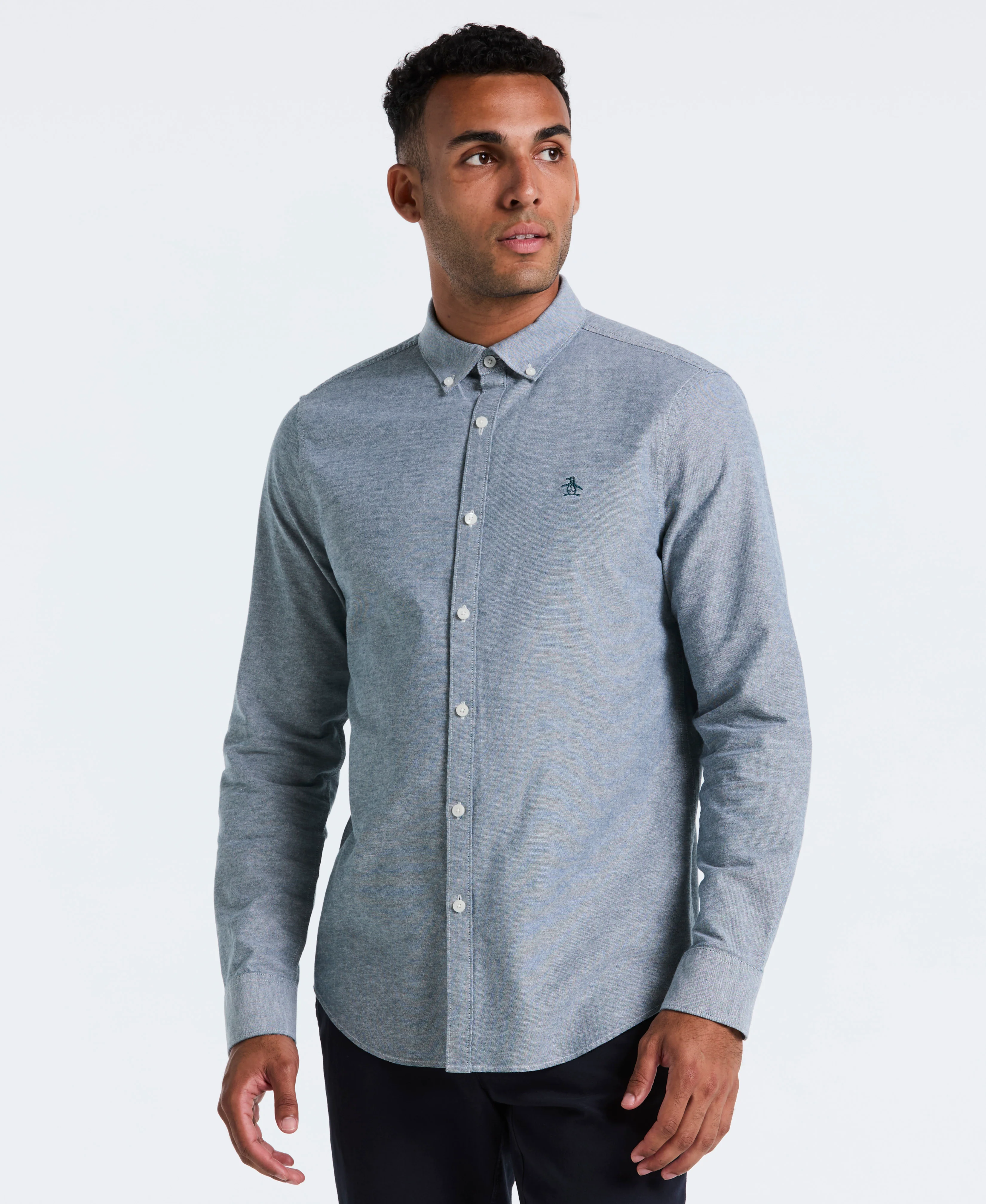 Oxford Cotton Long Sleeve Shirt - Image 9