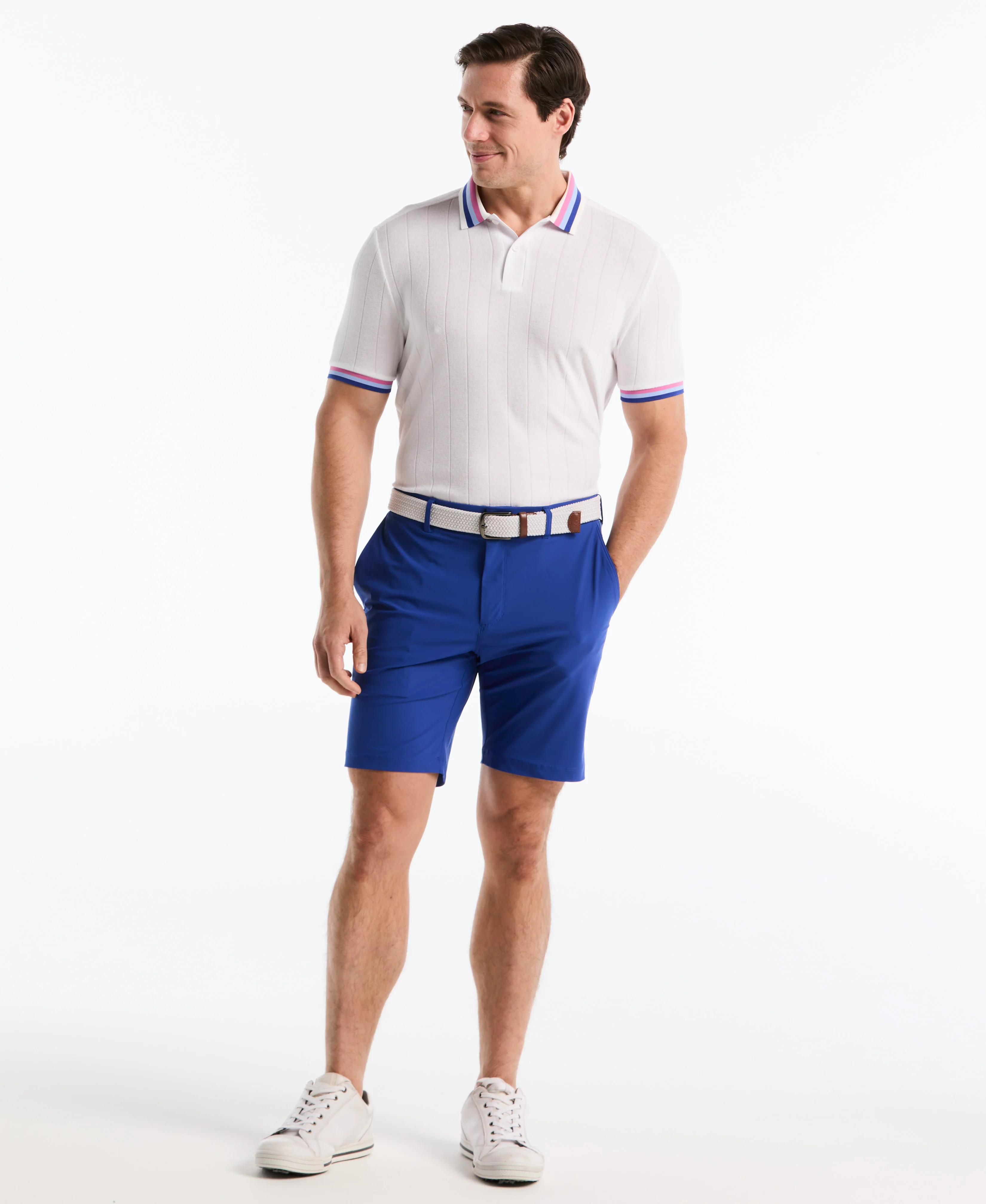 Performance Ribbed Terry Golf Polo - Image 8
