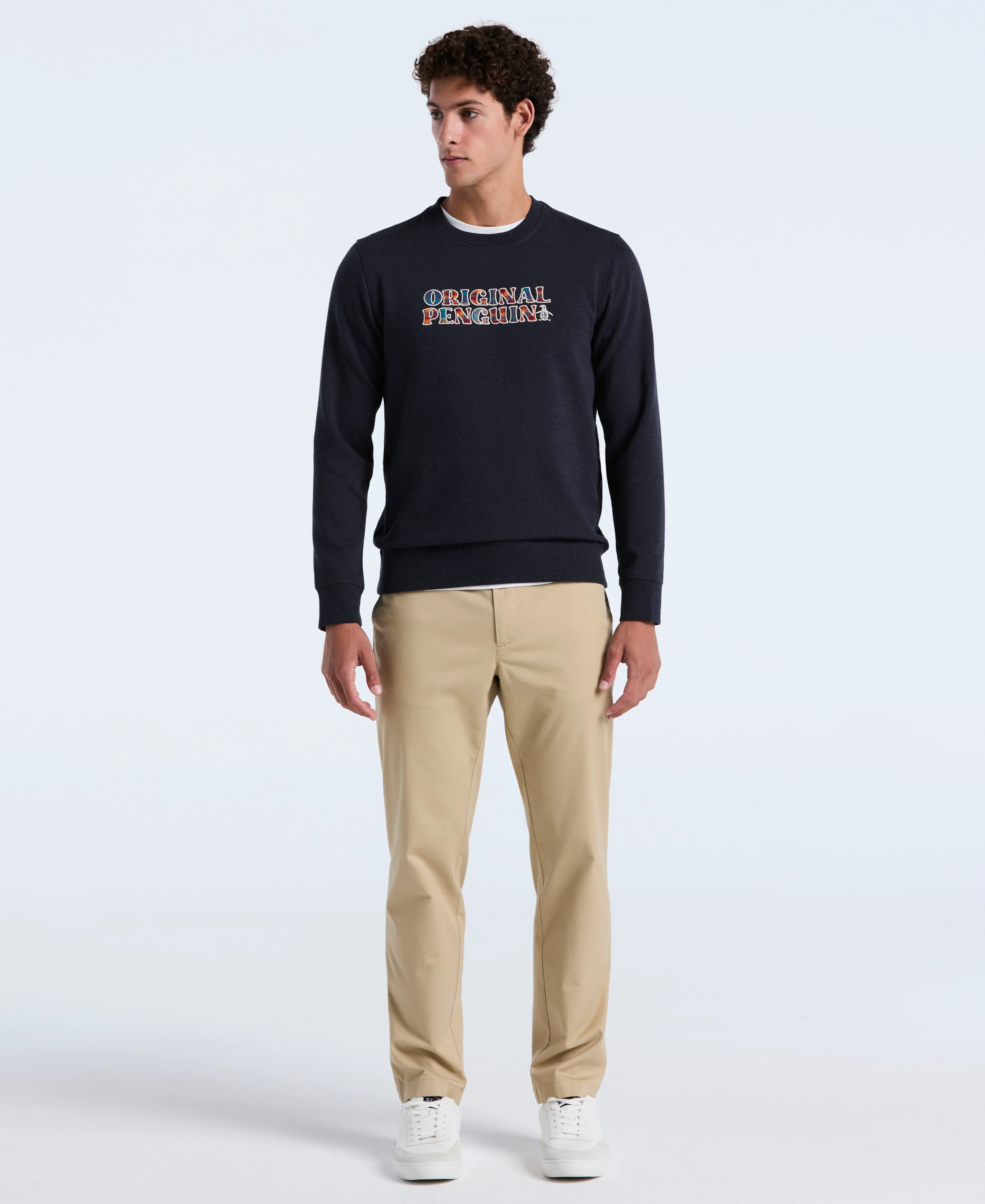 Plaid Logo Fleece Sweatshirt - Image 4