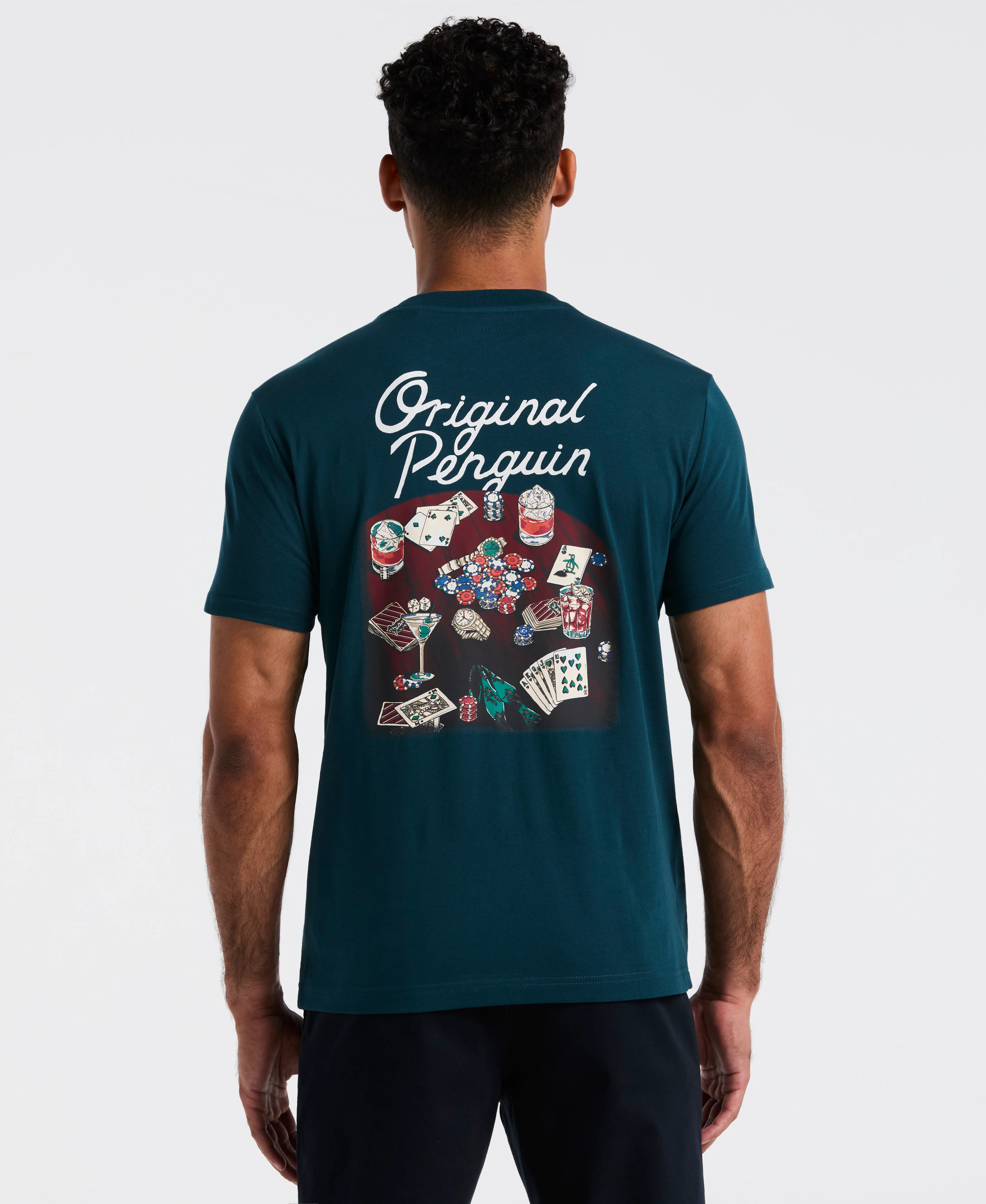 Poker Scene Graphic Tee - Image 2