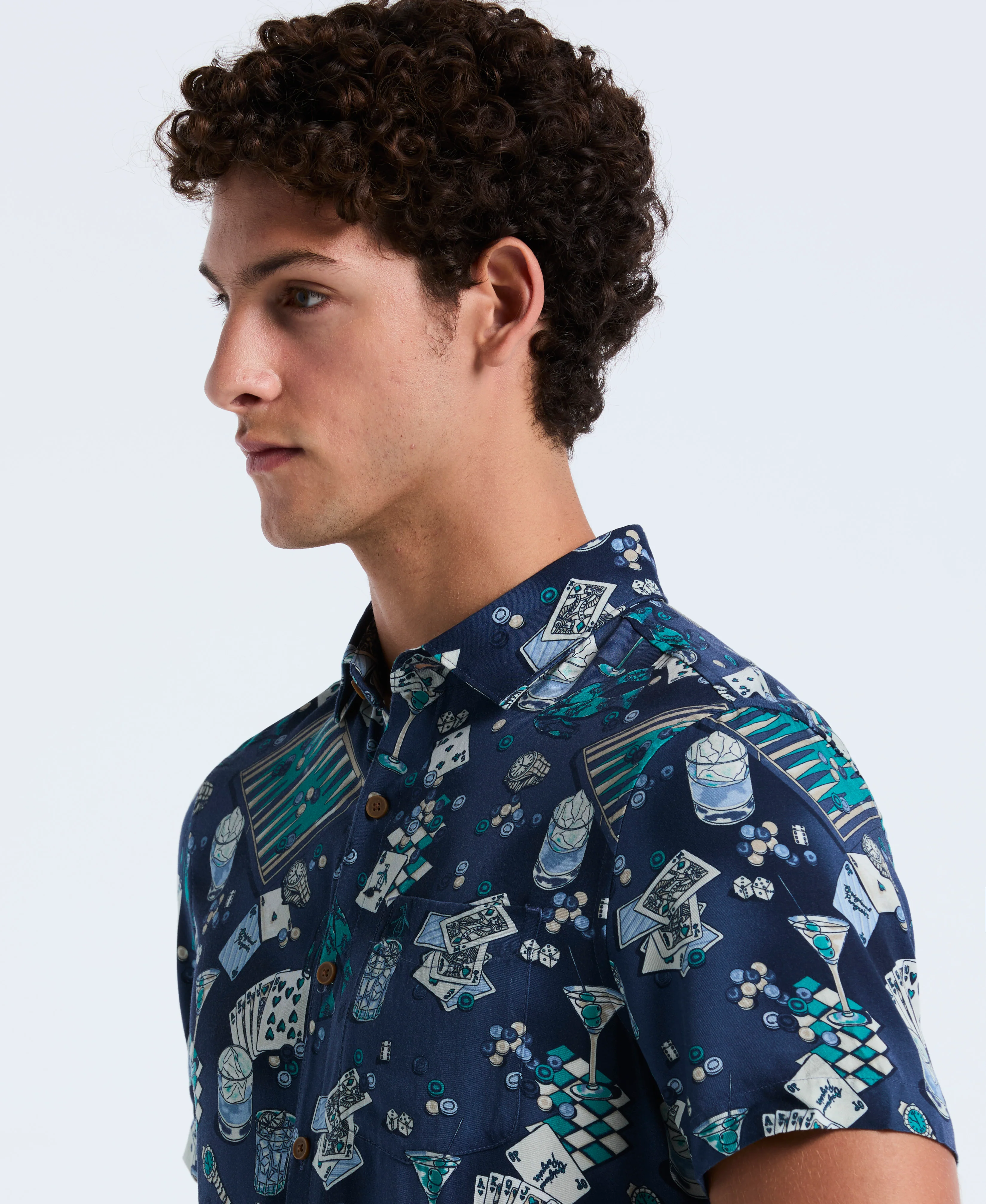 All-Over Print Poker Table Shirt - Image 3