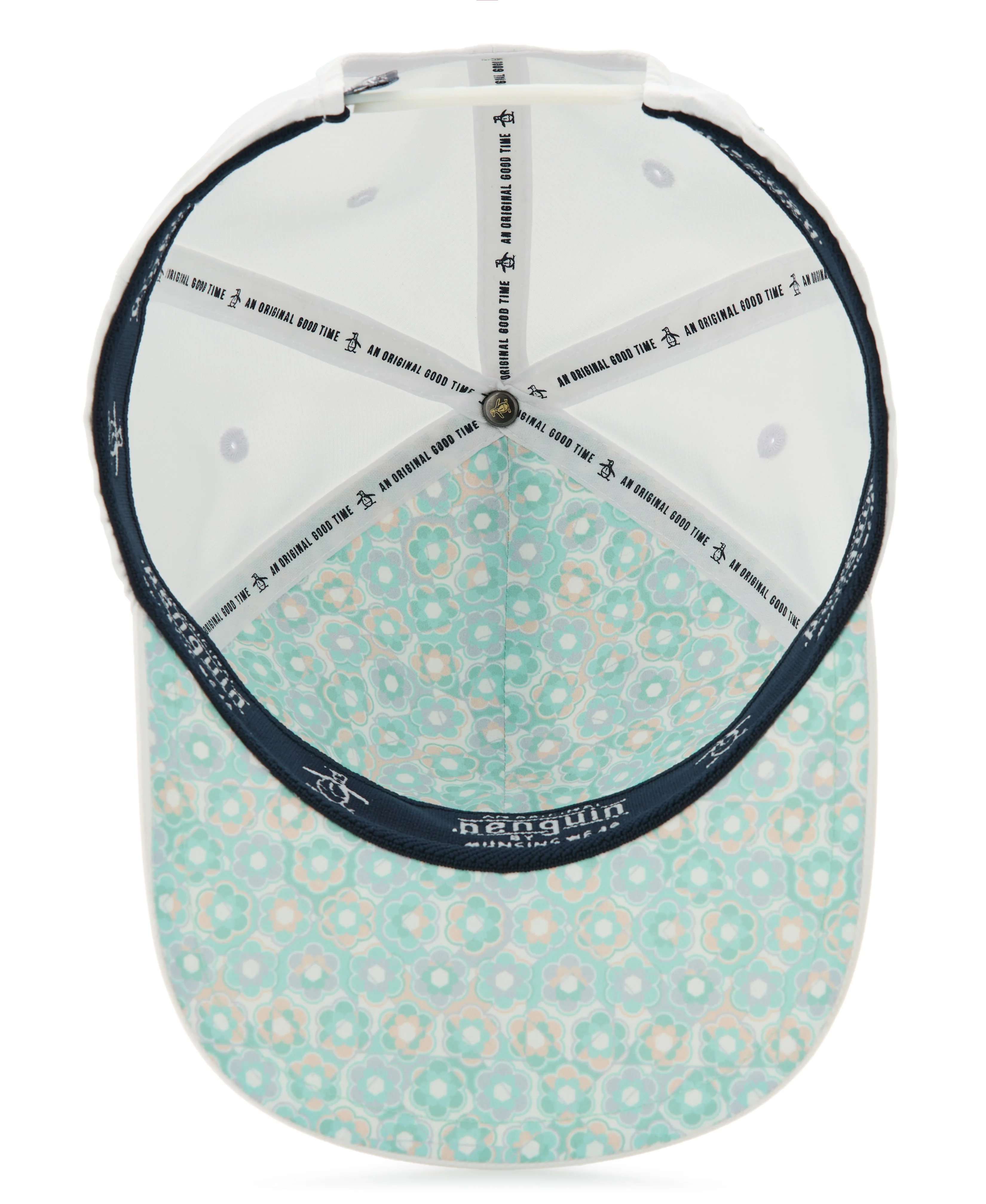 Retro Floral Pete Golf Cap - Image 4