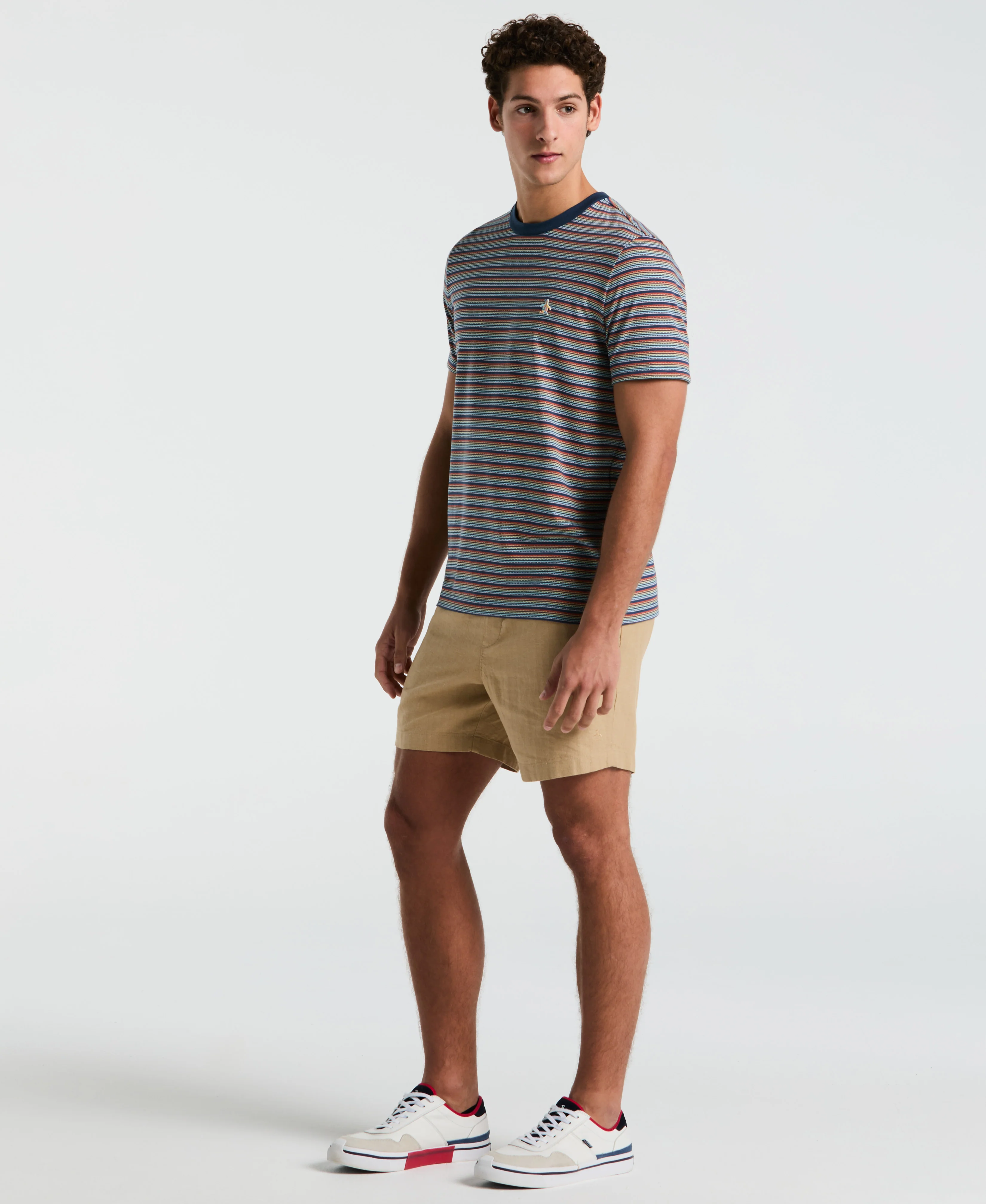 Jacquard Pride Stripe Tee - Image 4