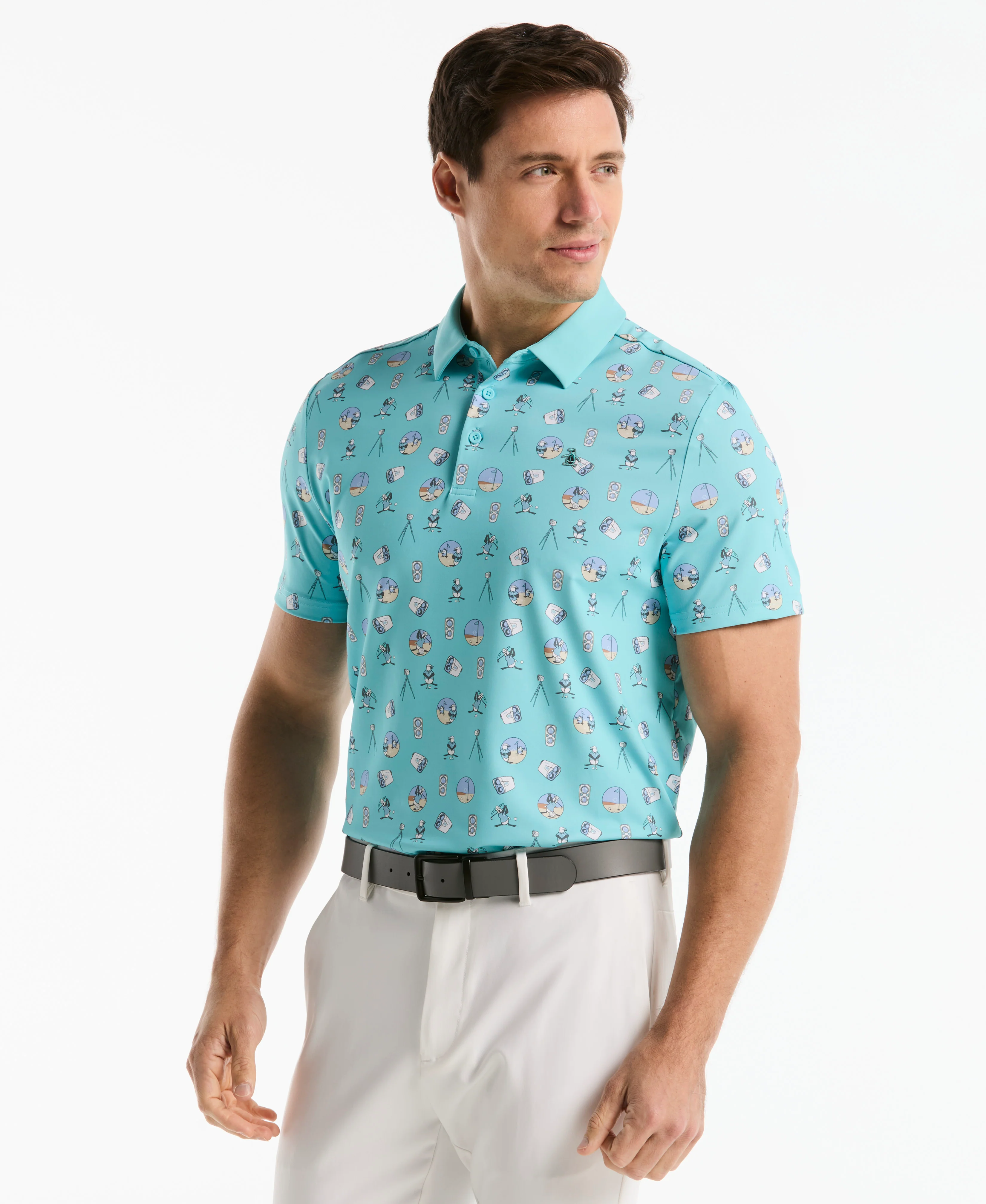 Range Finder Golf Polo