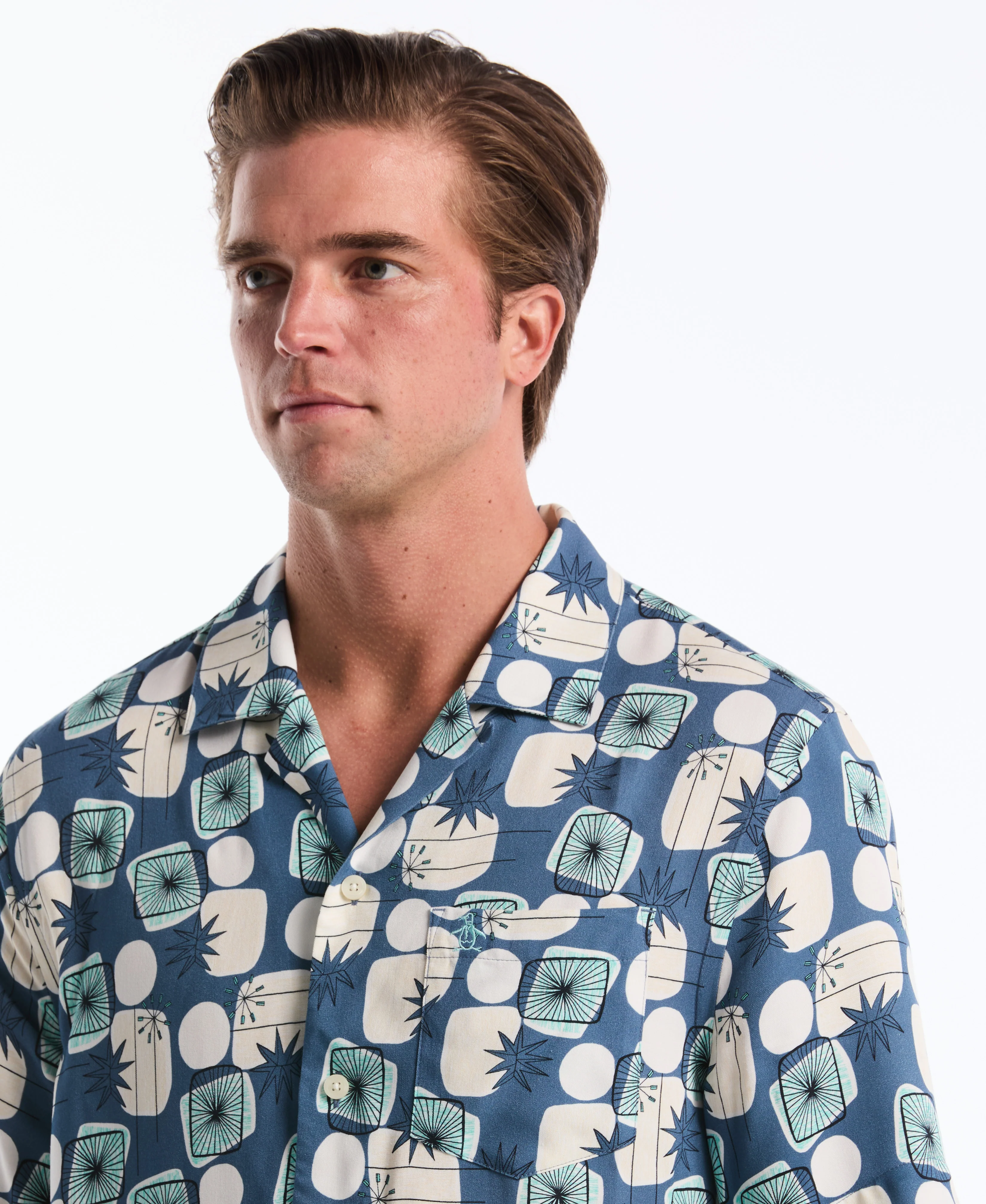 Retro Geo Camp Shirt - Image 3