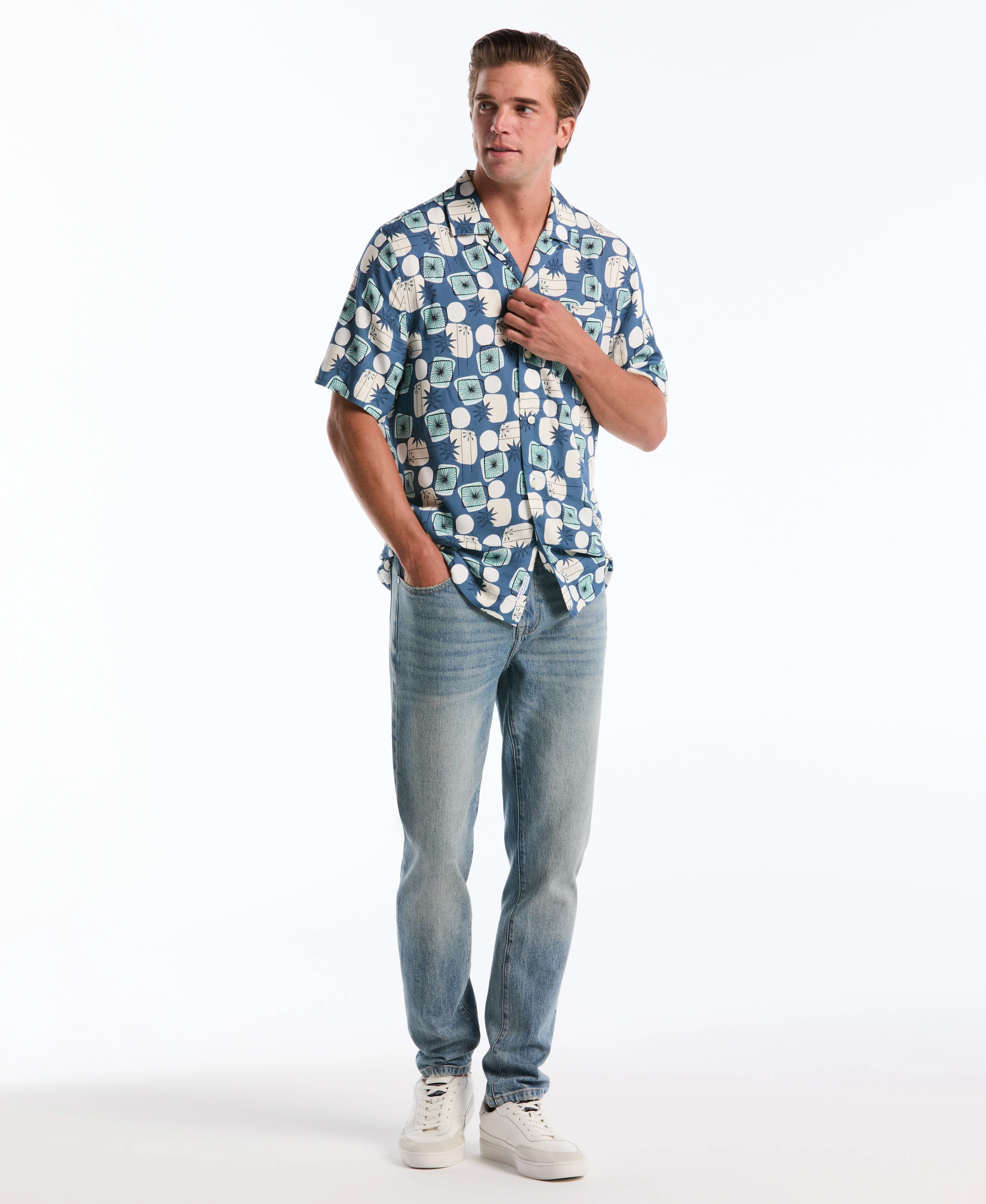 Retro Geo Camp Shirt - Image 4