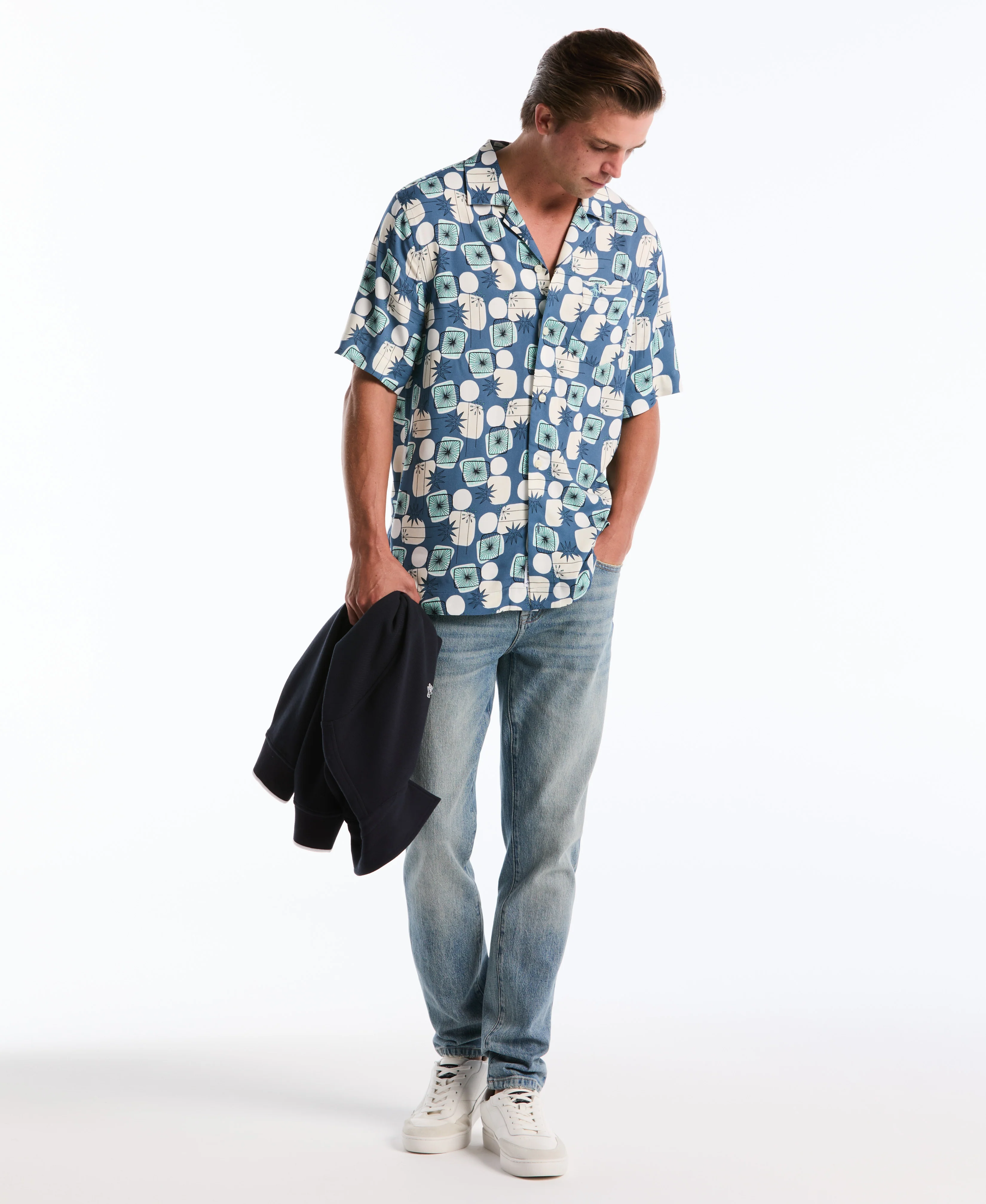 Retro Geo Camp Shirt - Image 5