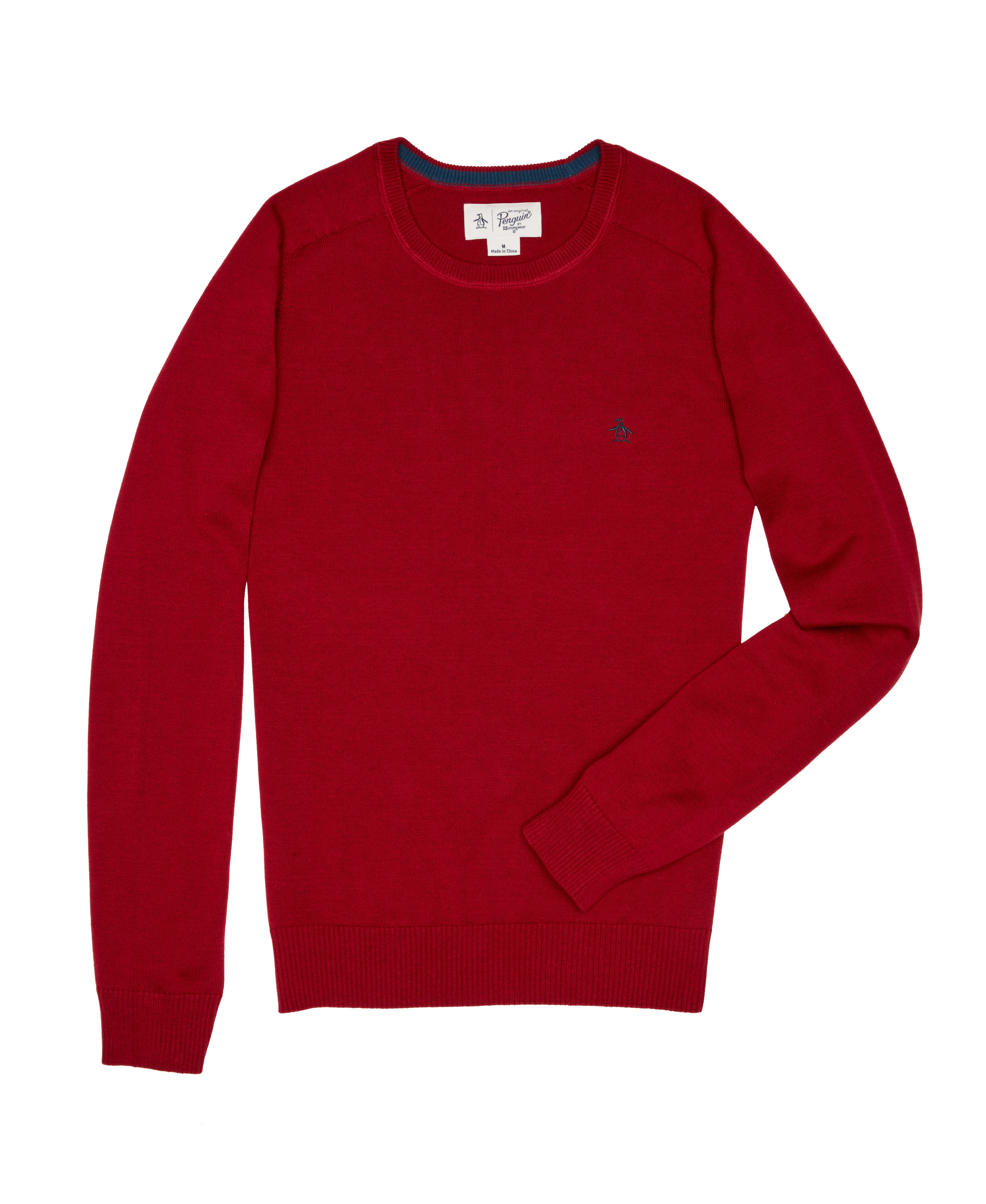 Ribbed Crew Neck Sweater