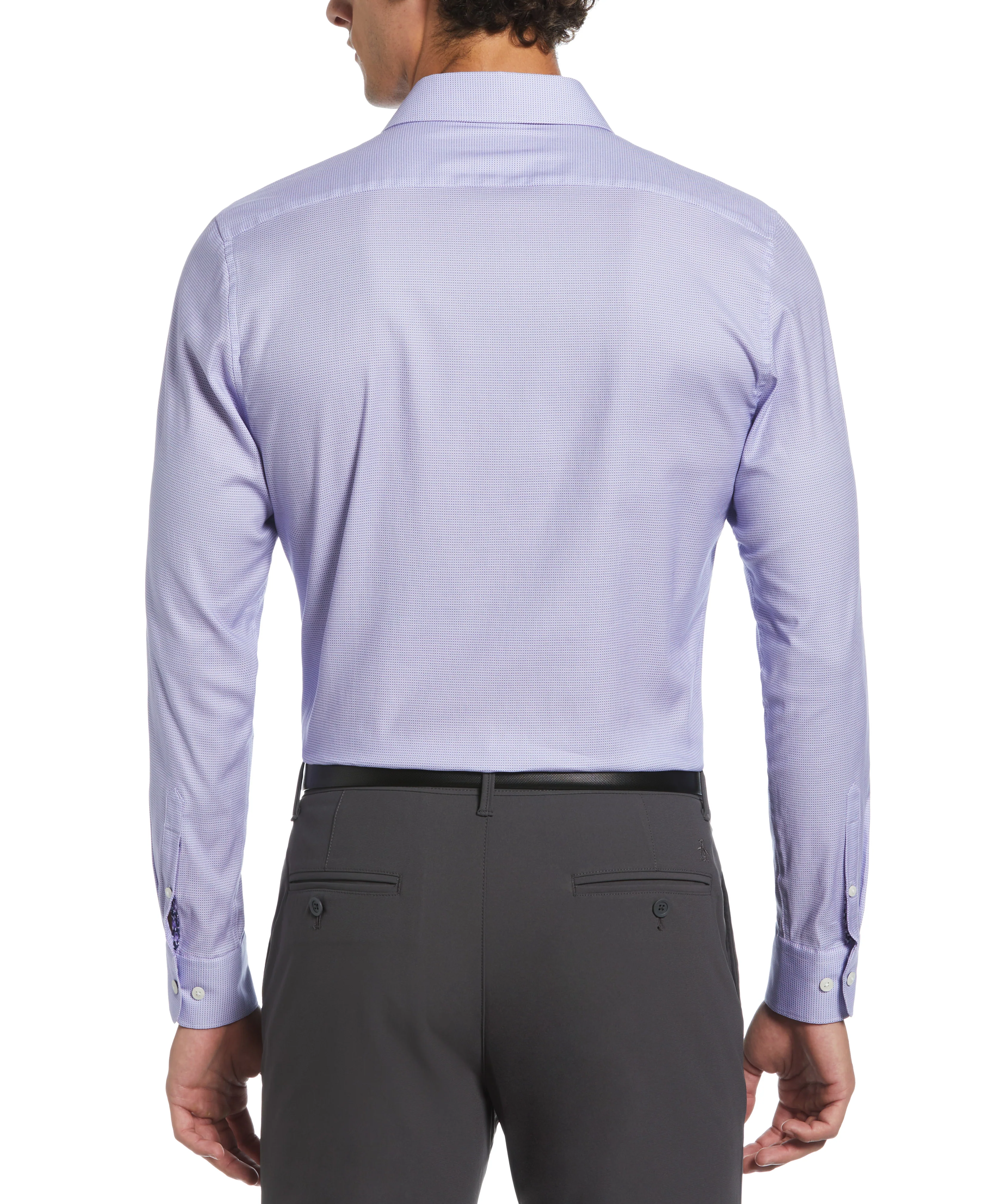Royal Texture Print Dress Shirt - Image 3