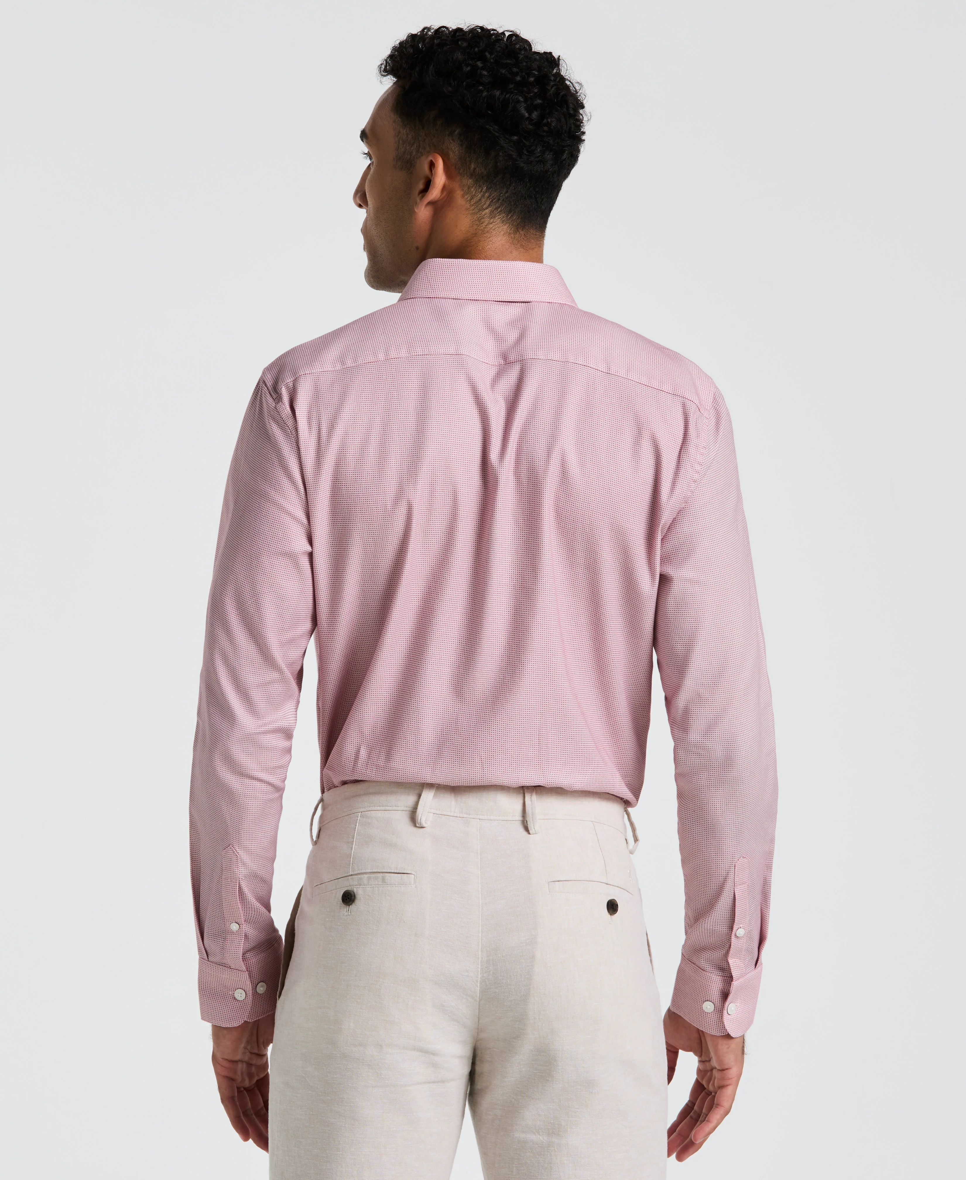 Royal Texture Print Dress Shirt - Image 6