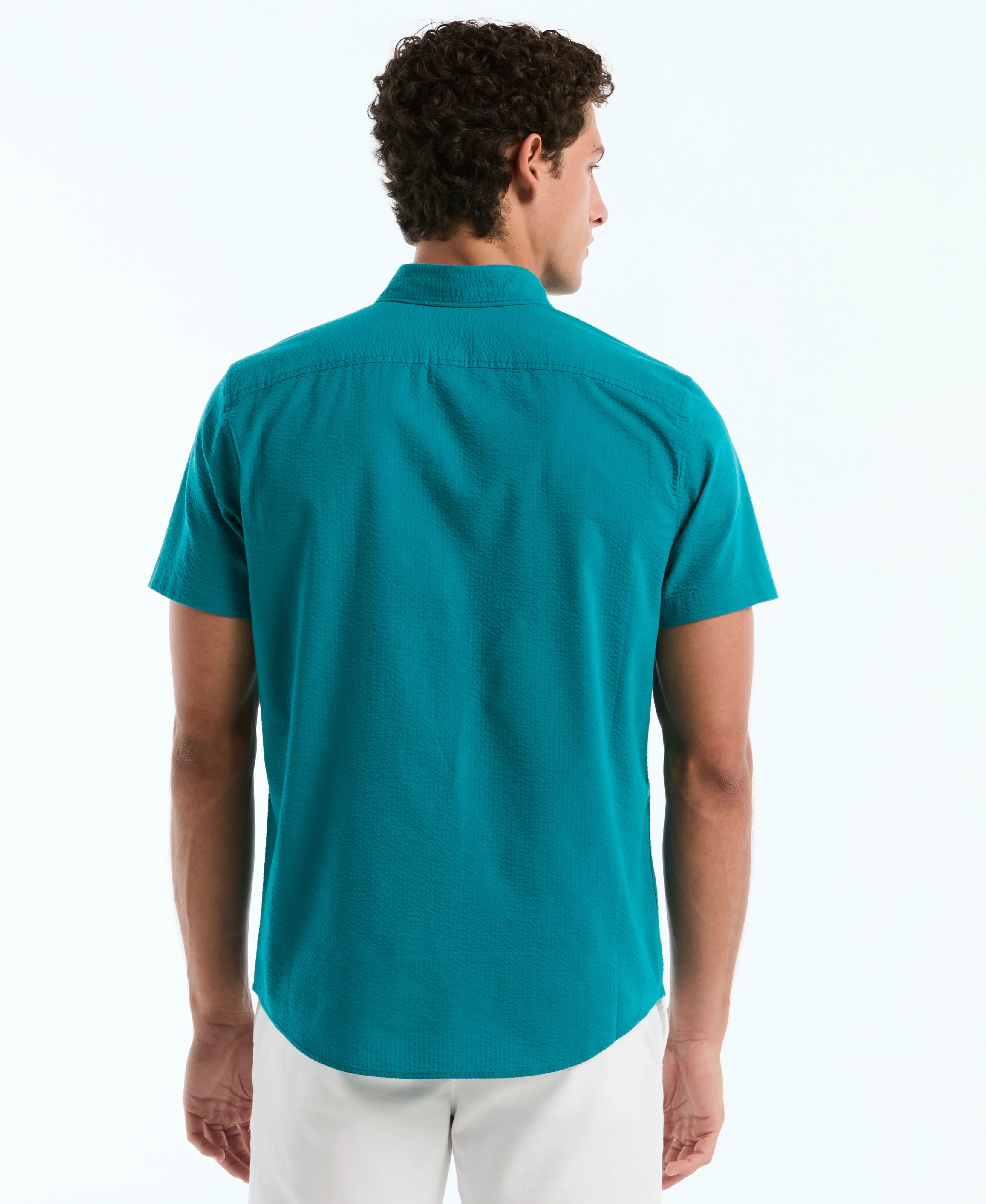 Seersucker Short Sleeve Shirt - Image 14
