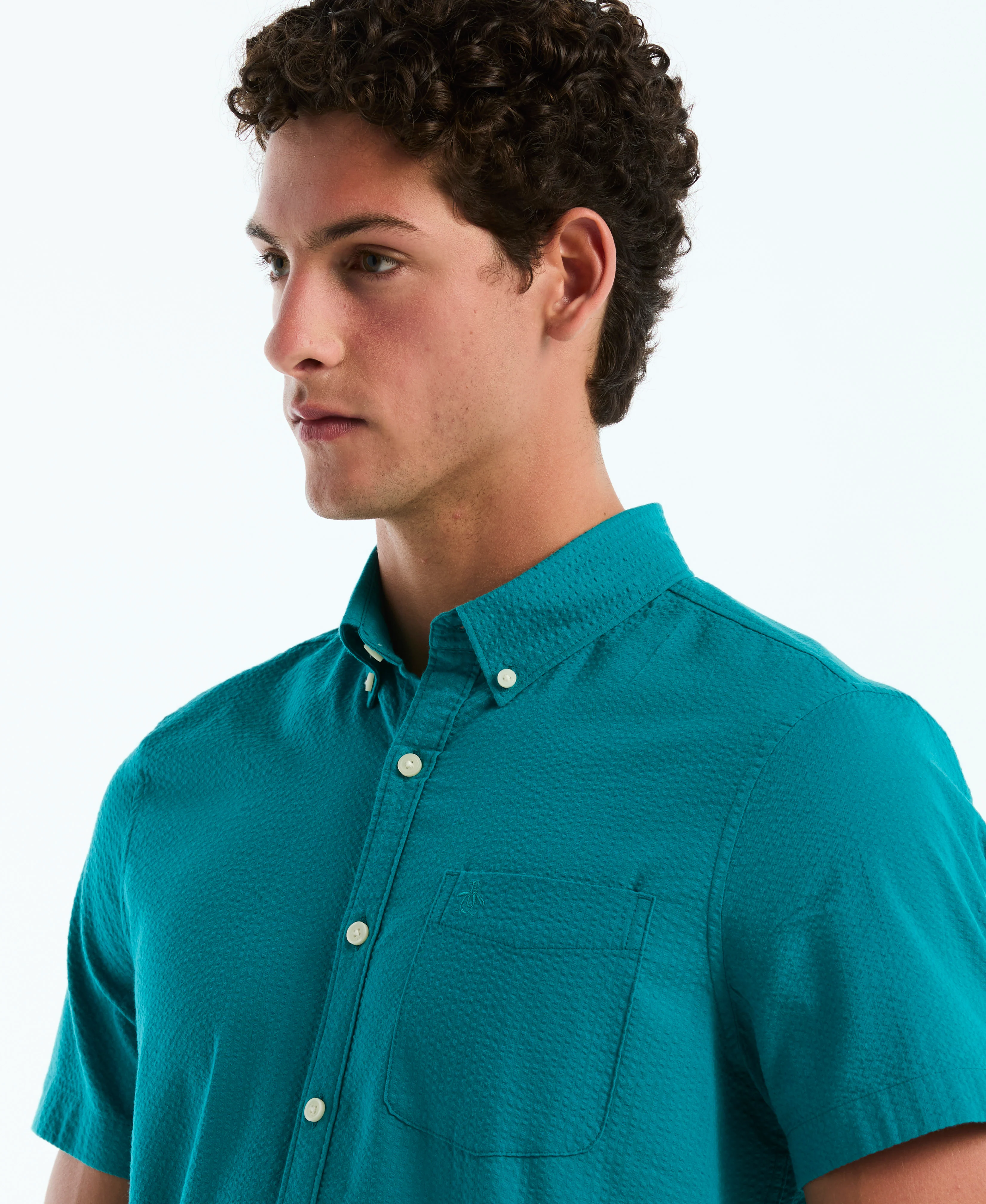 Seersucker Short Sleeve Shirt - Image 15