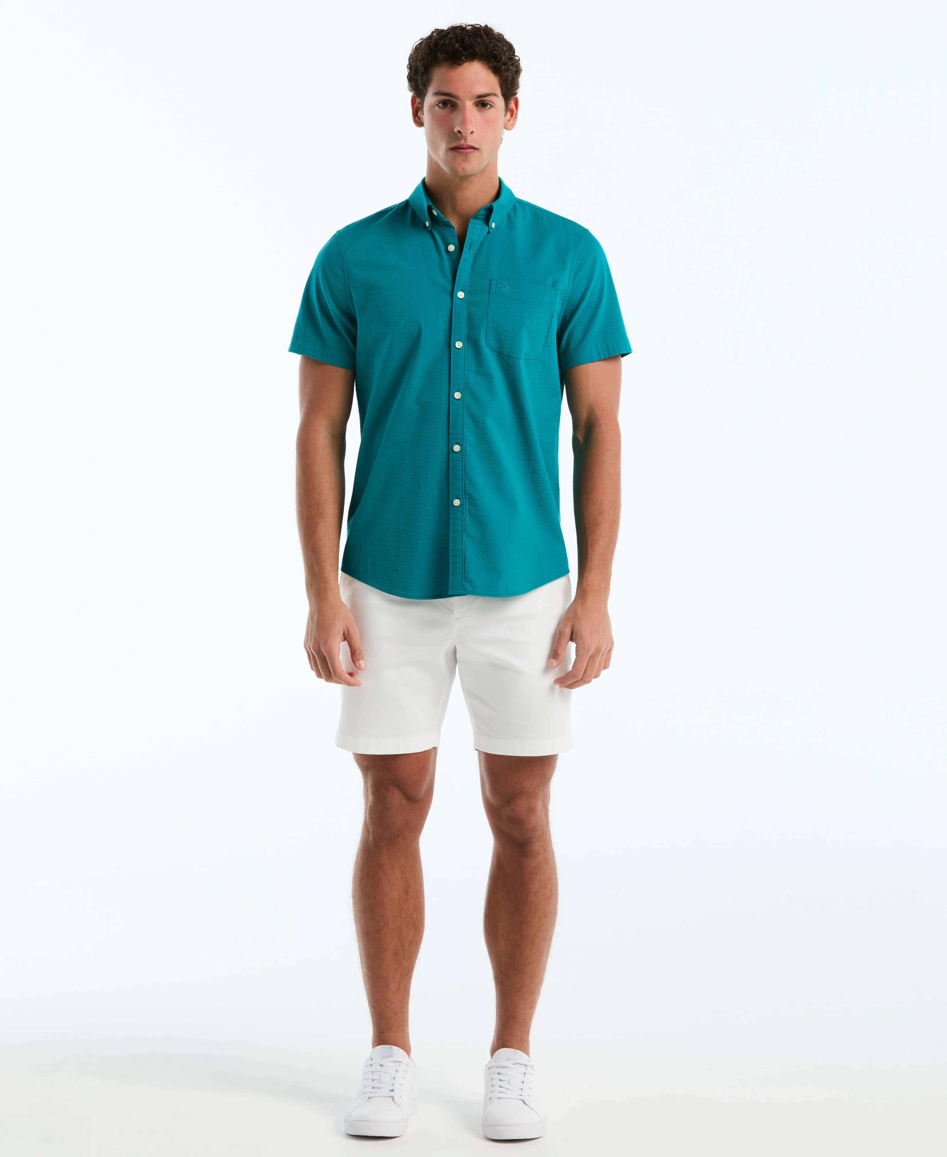 Seersucker Short Sleeve Shirt - Image 16
