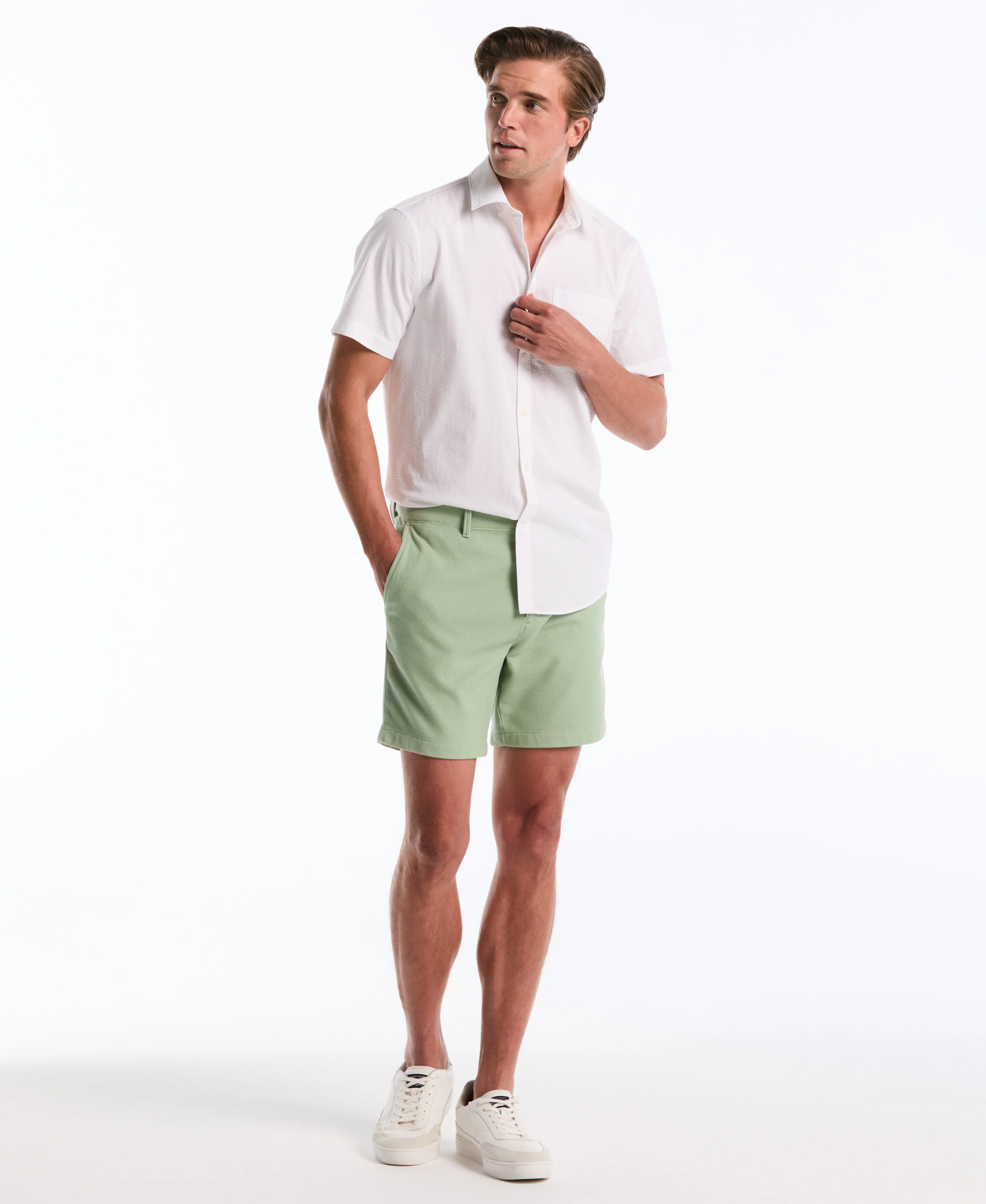 Seersucker Short Sleeve Shirt - Image 4
