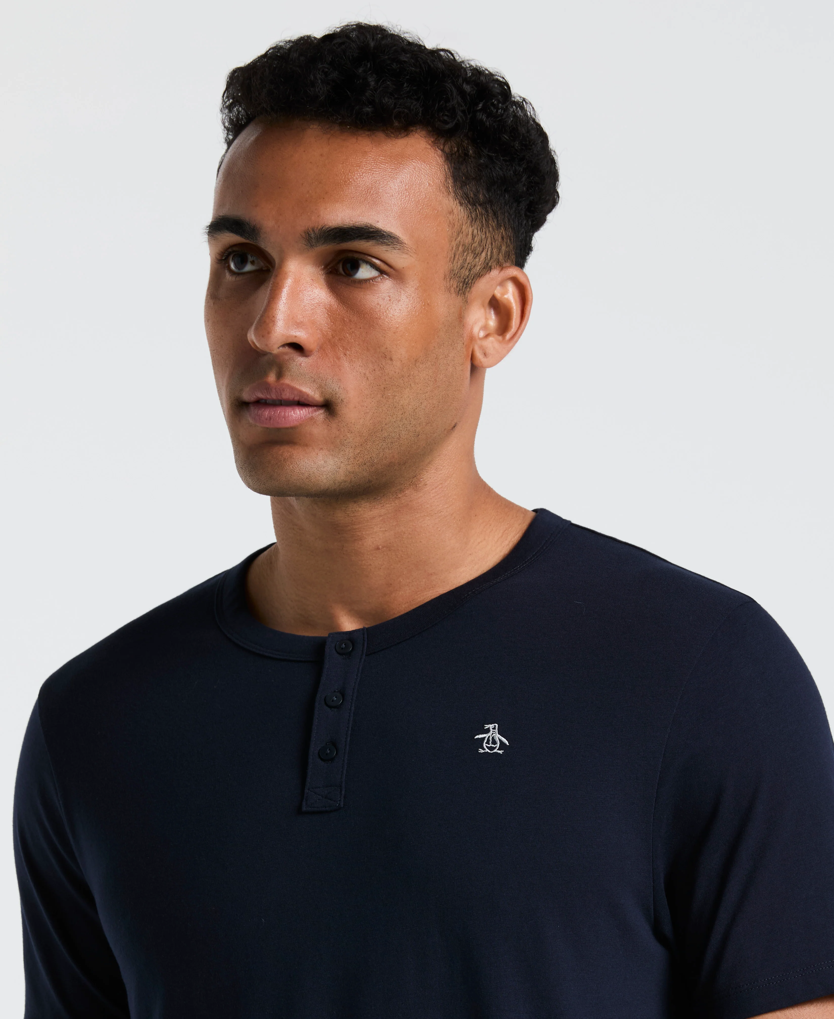 Short Sleeve Henley Shirt - Image 3