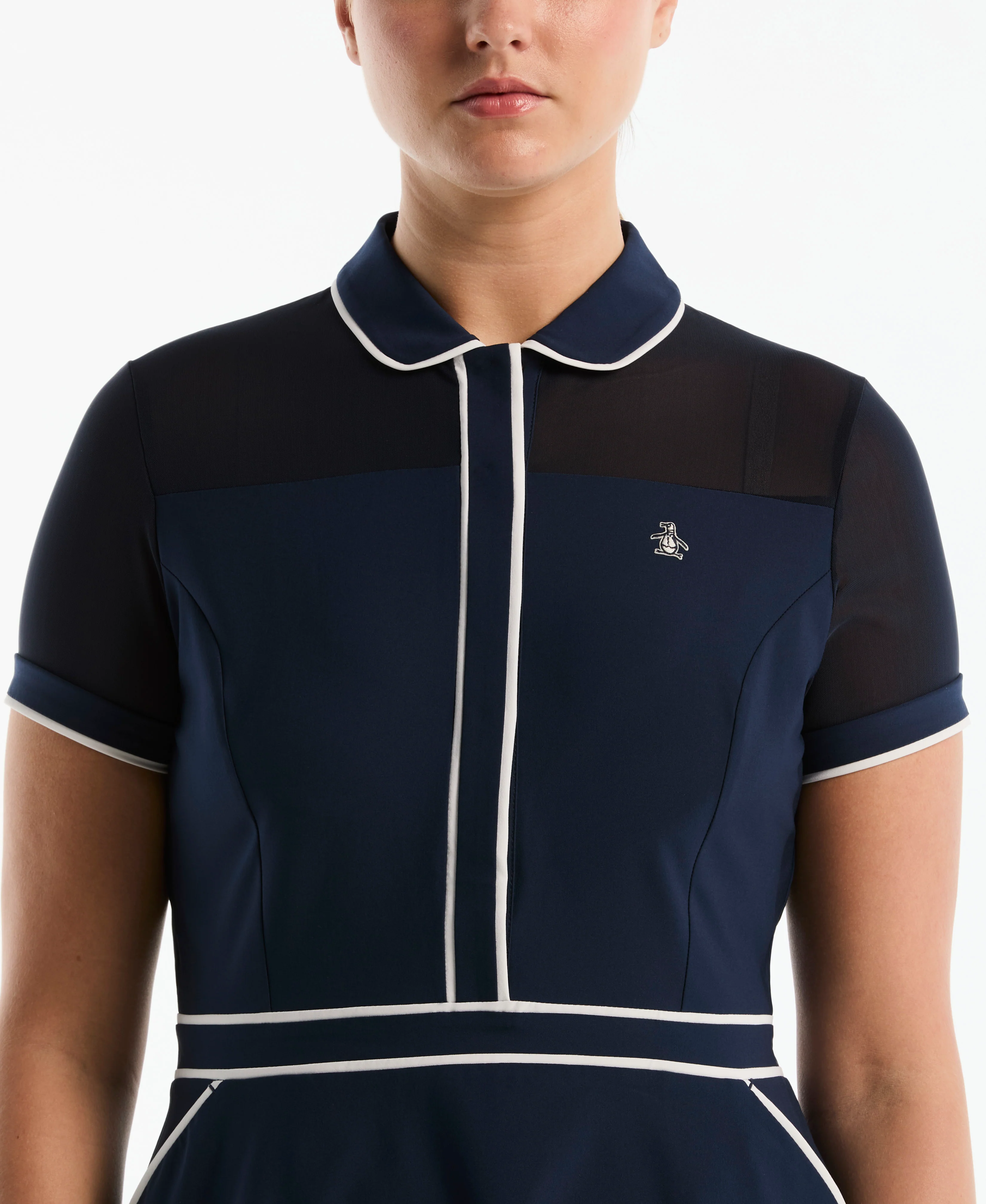 Women's Veronica Contrast Tipping Dress - Image 3