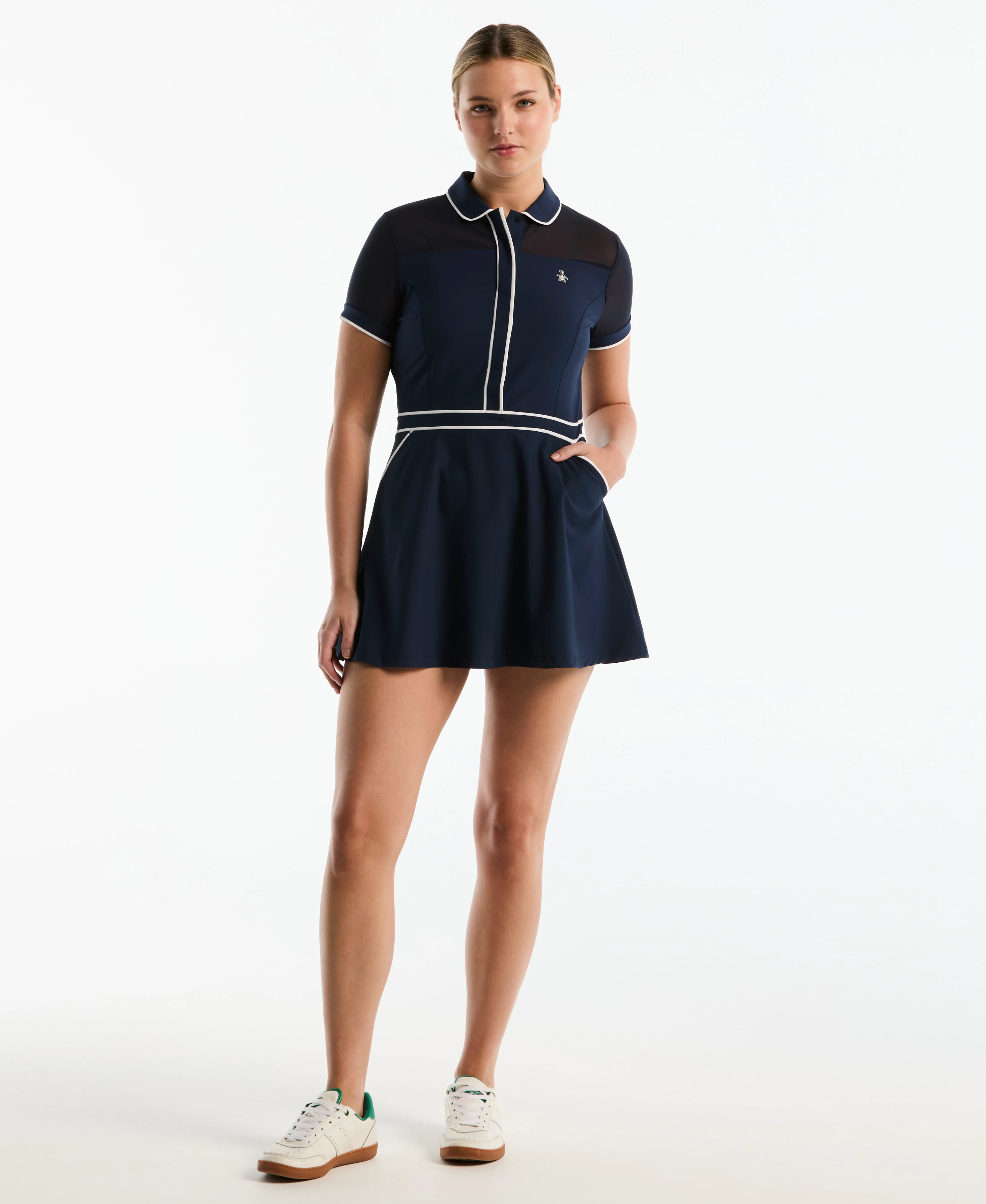 Women's Veronica Contrast Tipping Dress - Image 5